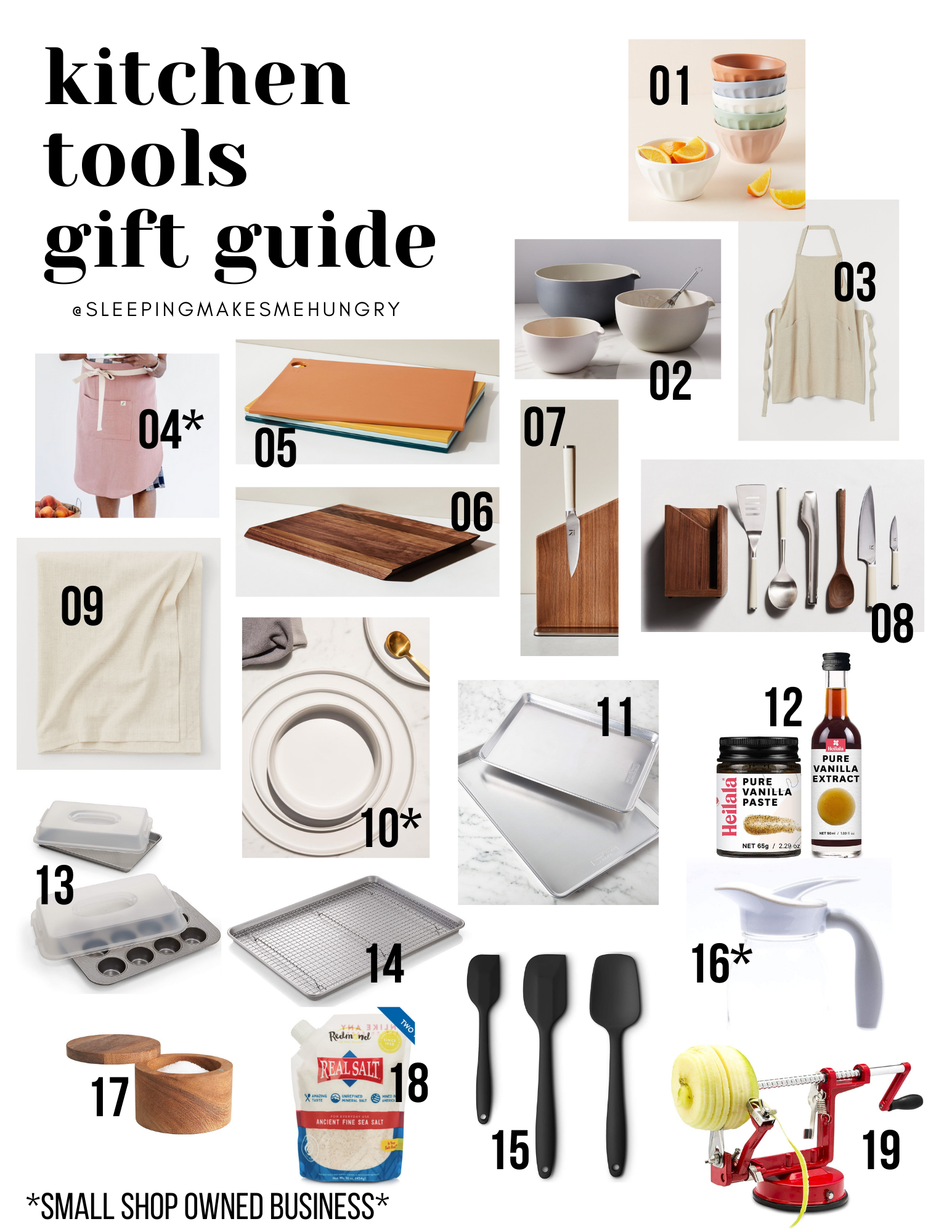 Kitchen Tool Gift Guide — sleepingmakesmehungry