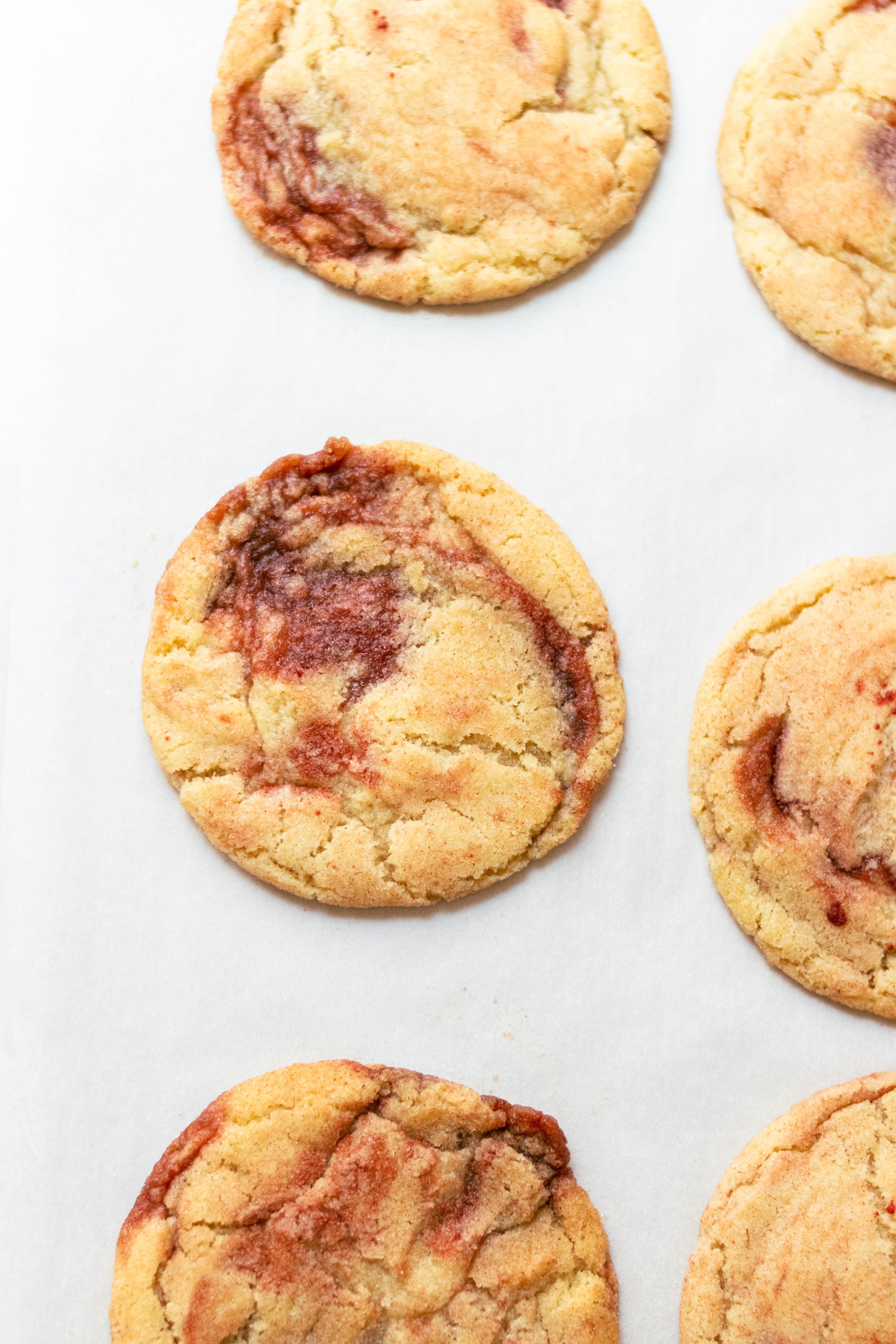 cookies with freeze dried strawberries