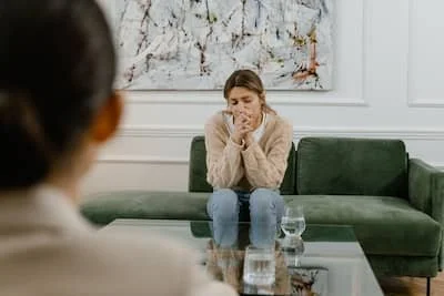 woman in therapy