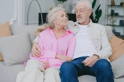 older couple in strained relationship