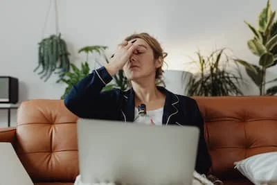 woman so frustrated with finding a job