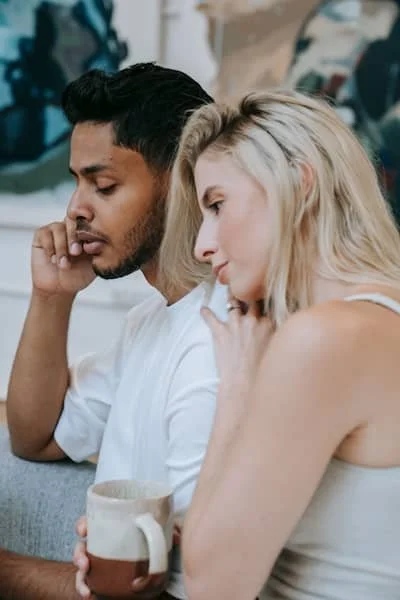 couple reconnecting after argument