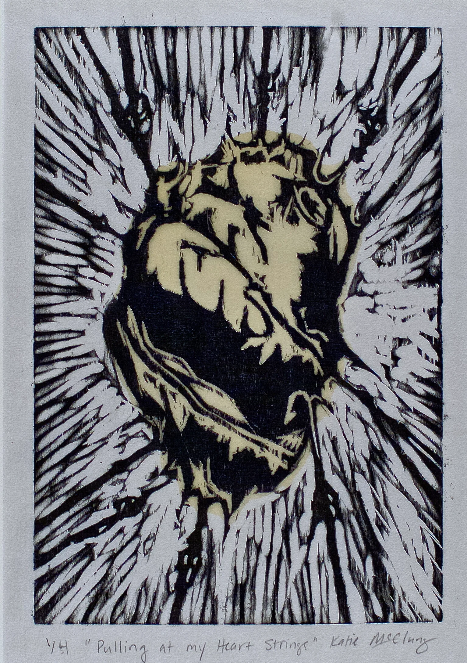 Woodblock print _pulling at my heart strings_.jpg
