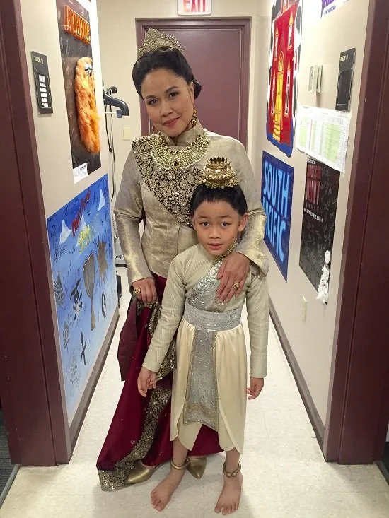 Family on Tour: Joan Almedilla and Son in 'The King and I'