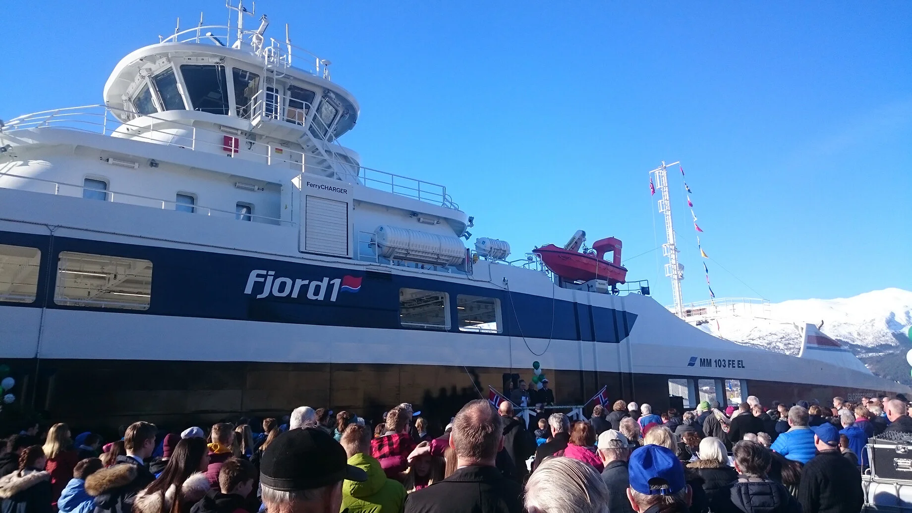 Naming ceremony Gloppefjord and Eidsfjord