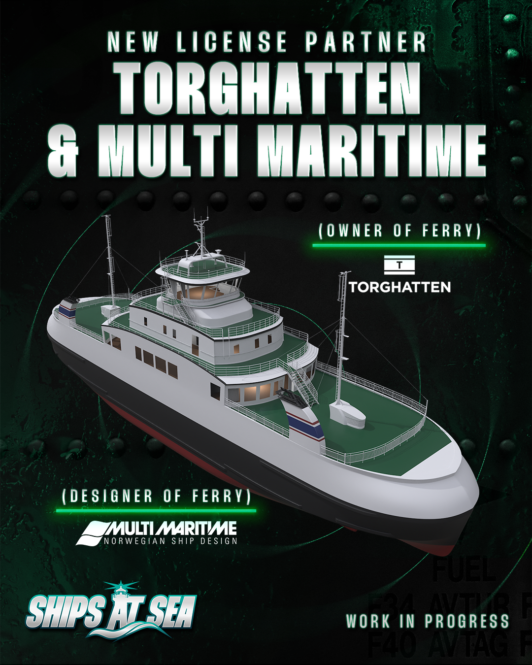Snart kan du ta plass ved roret – og selv være kaptein på M/S "Hornstind" !!