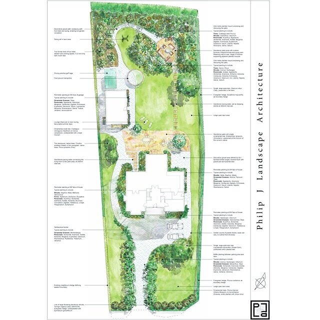 Large garden proposal for a property in Co. Meath.

It's a lovely idea, if you have the space, to create a "destination" within your garden. It doesn't have to be over the top, expensive or fancy, just somewhere to go. The idea that you take your dri