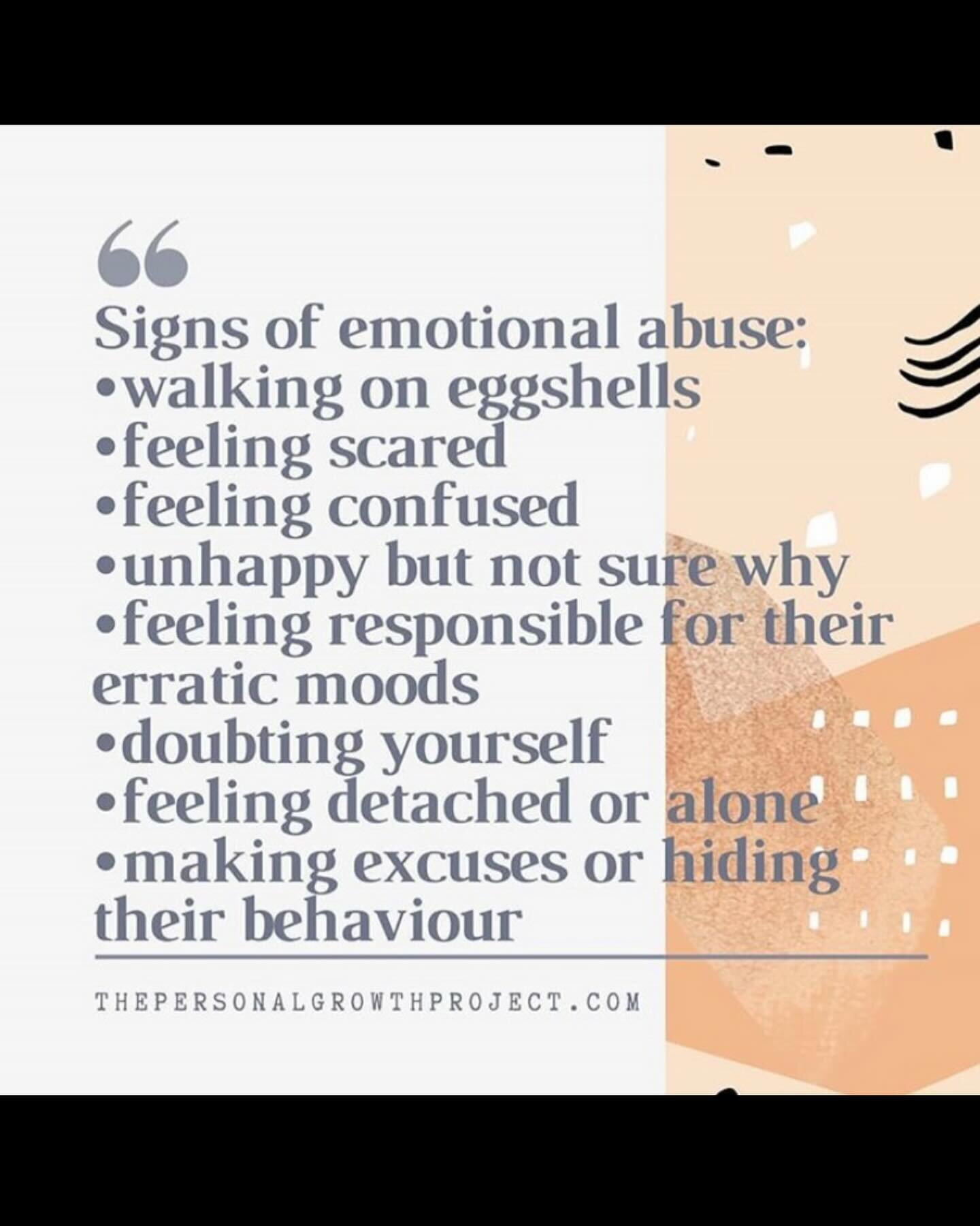 It&rsquo;s not you! If more than a couple of these resonate you might living with somebody who is neglecting you and your needs. To the level it is destructive and abusive. 

Talk therapy can help you get clarity. 

Book a session with me today in Oc