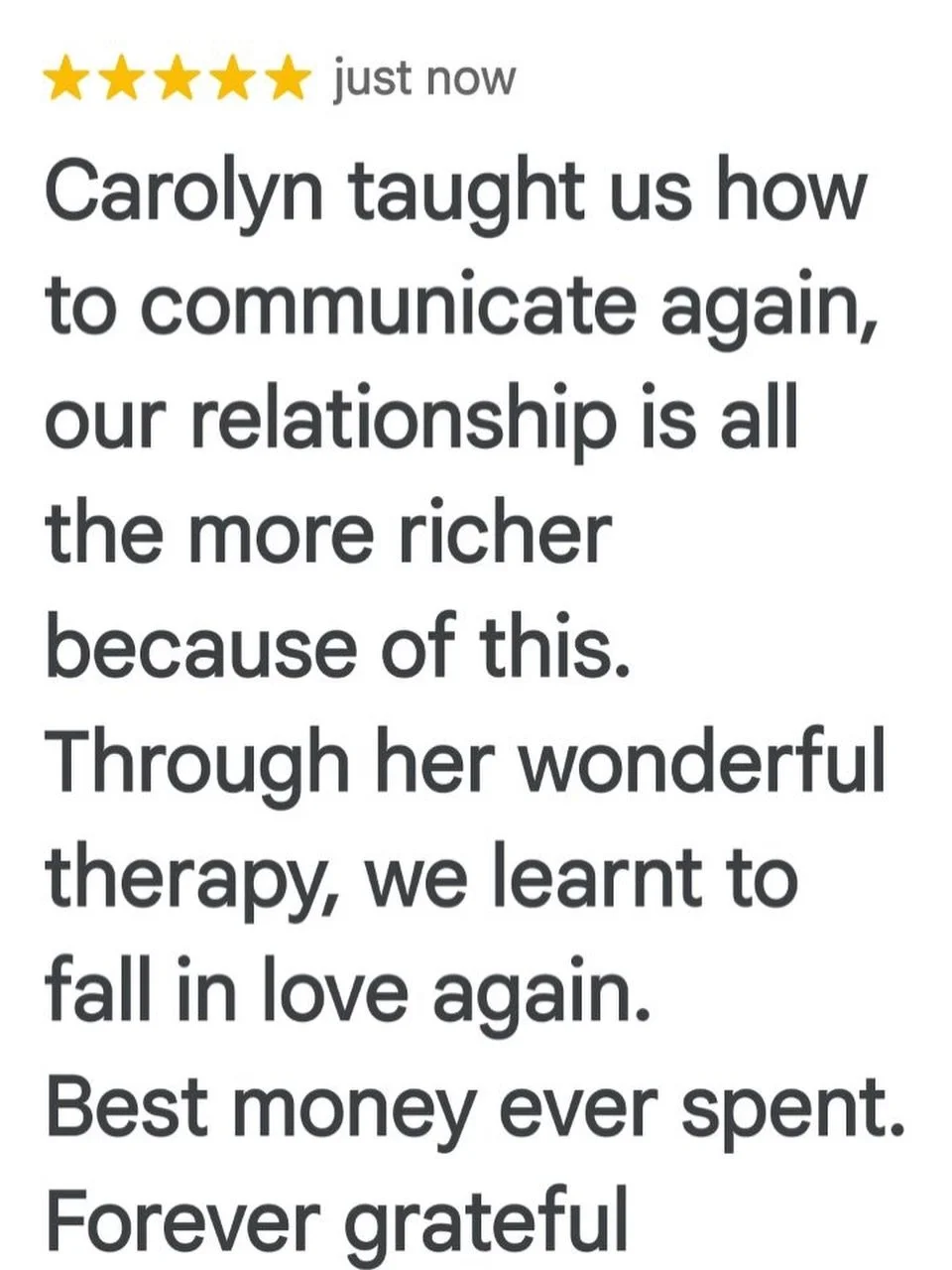 Thanks so much for your lovely review K &amp; T.  Amazing clients that really did the work 🙏🏻