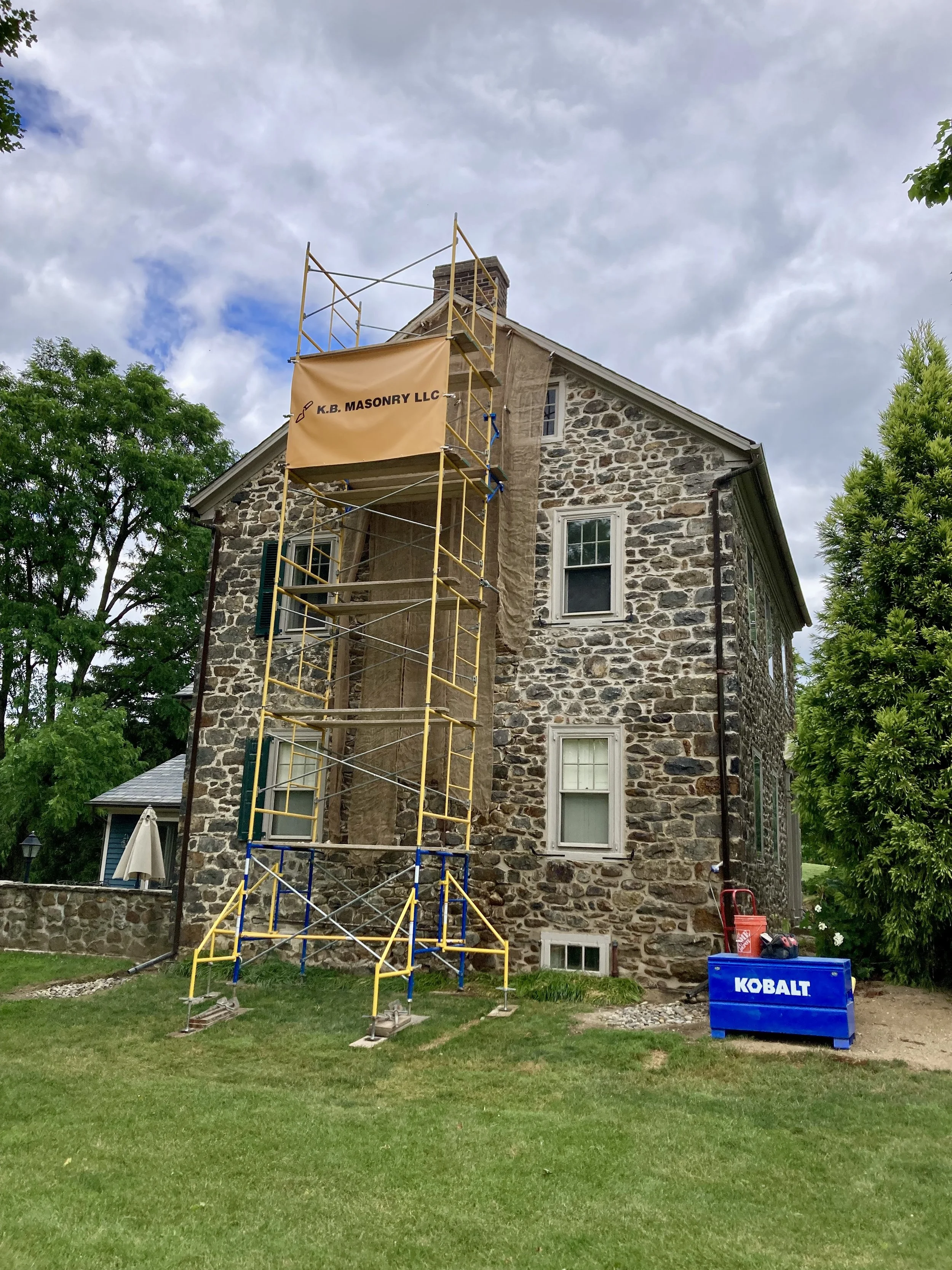 stone repointing near me