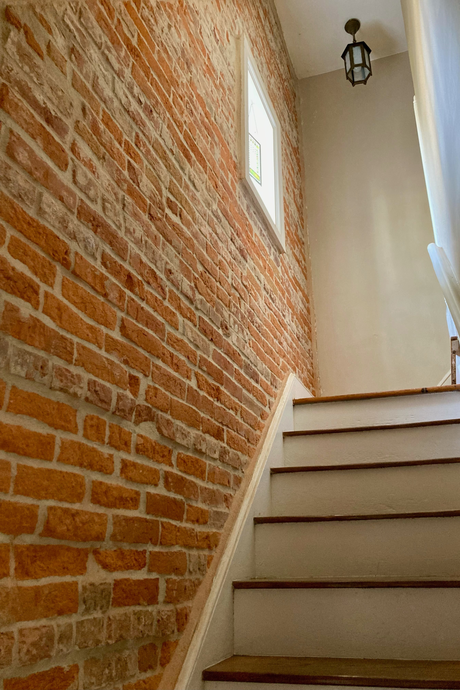 Brick home with newly completed repointing work