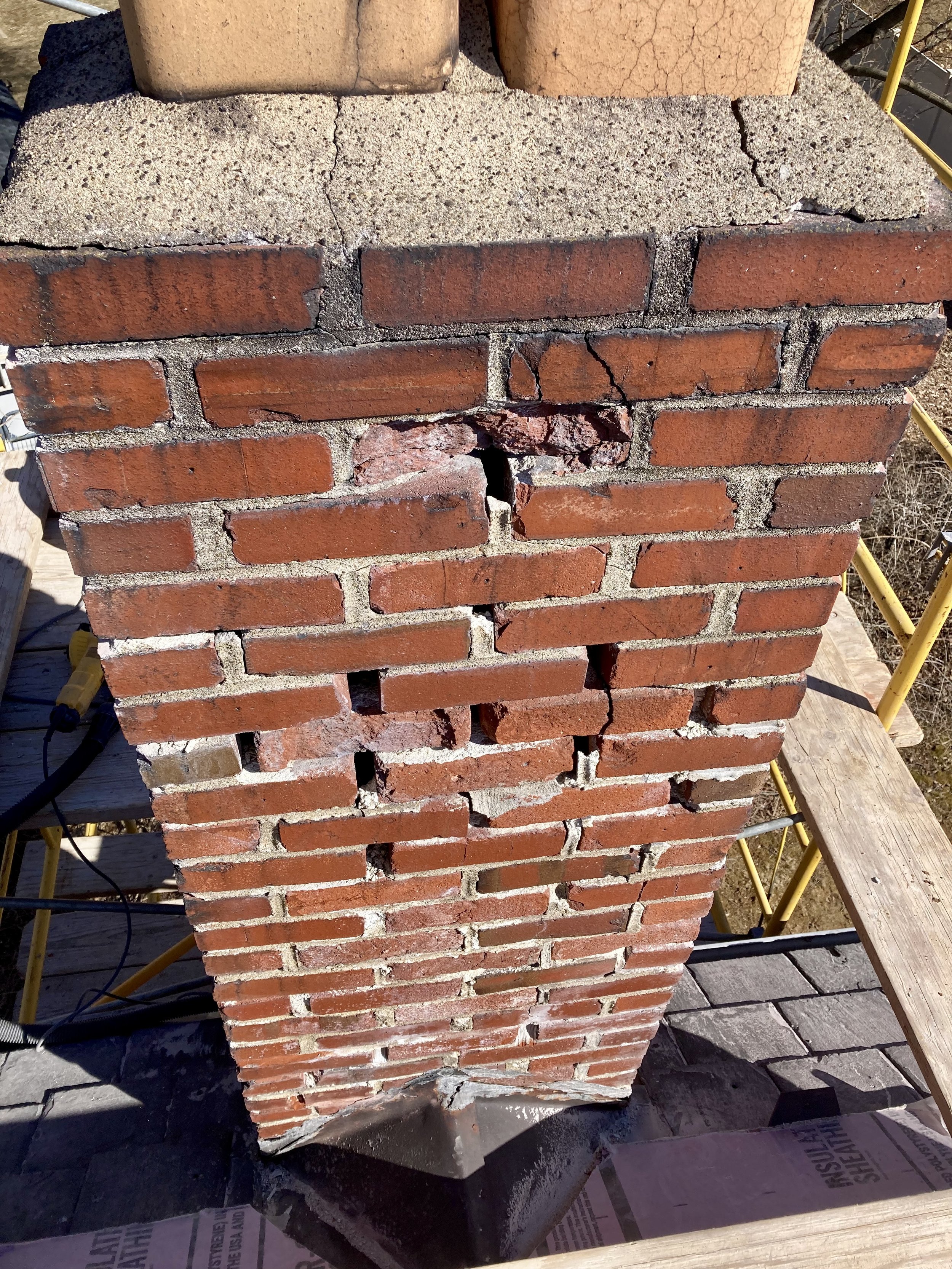 brick cracking