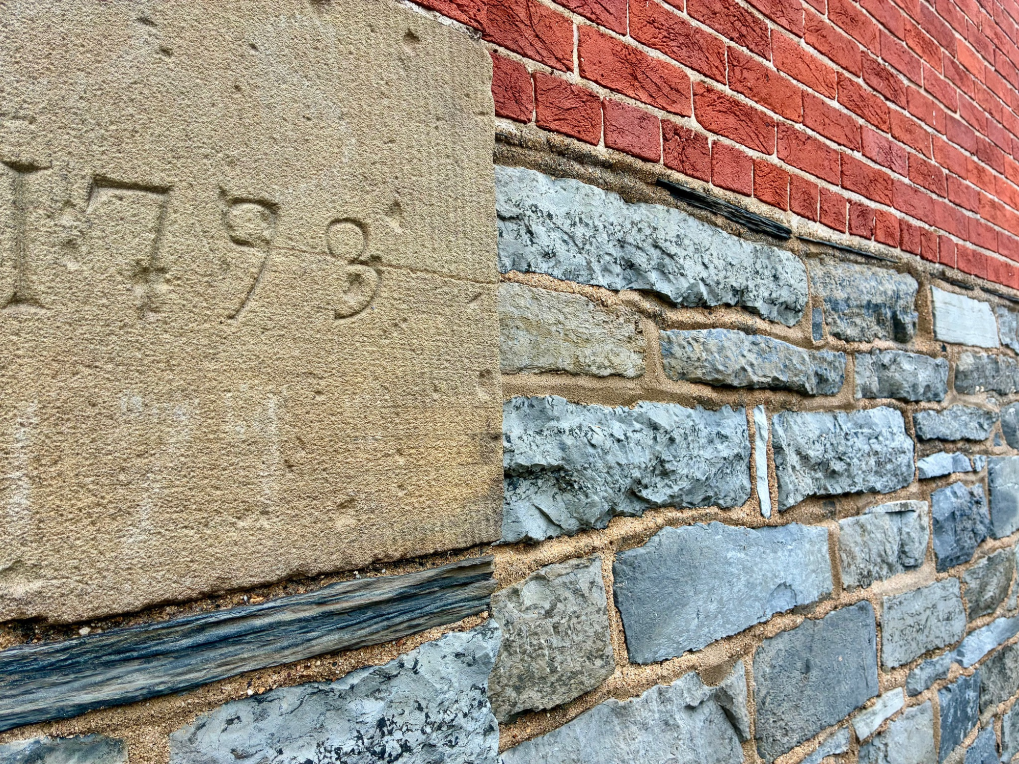 stone mortar matching with compatible restoration mortar