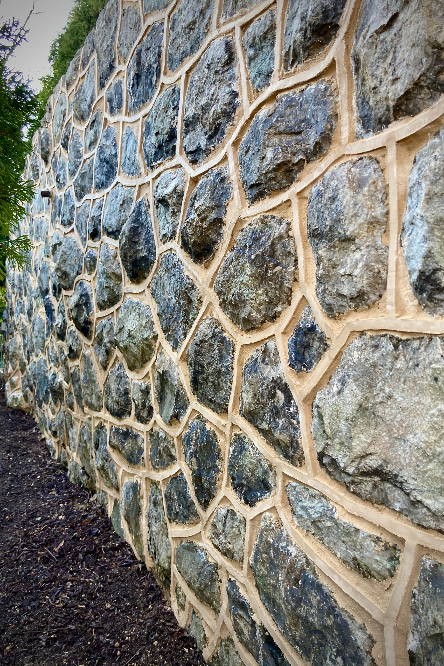 Stone repointing project