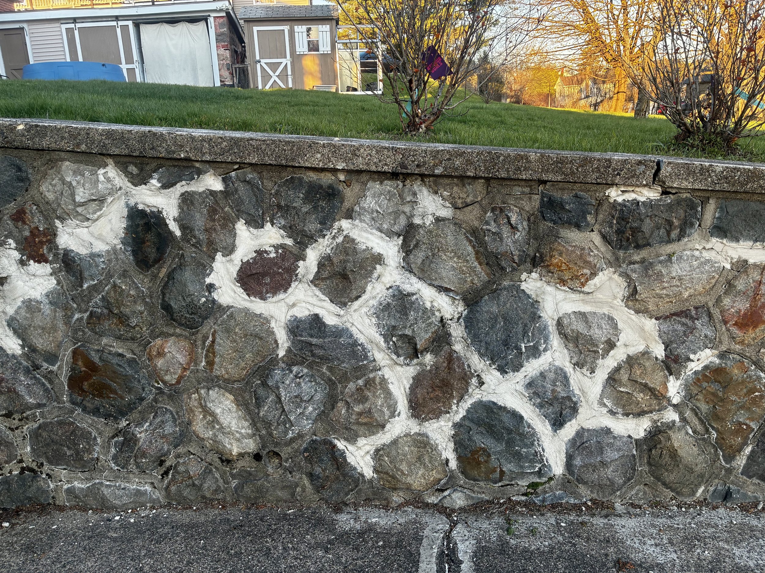 open mortar joints