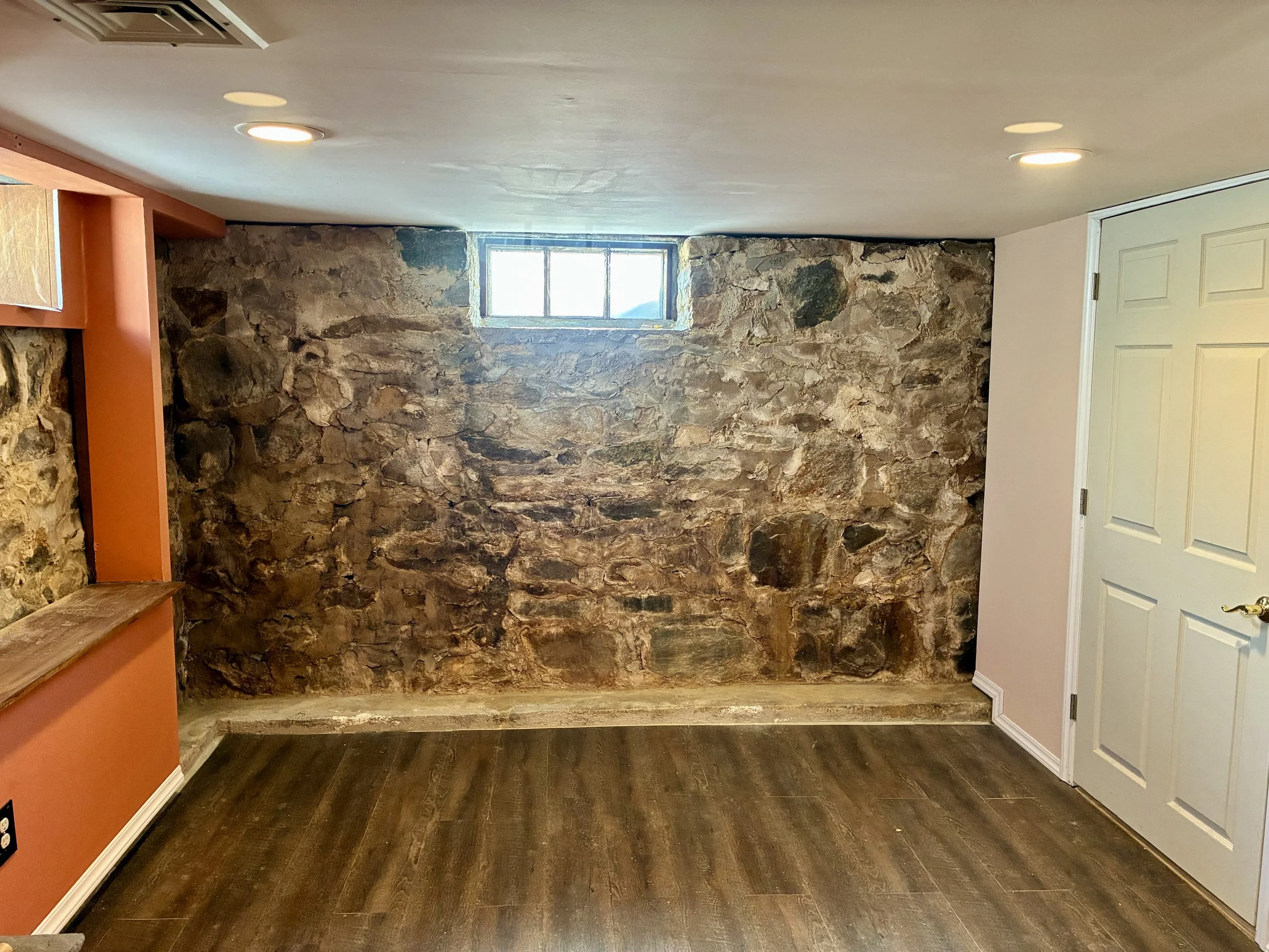water intrusion on foundation wall
