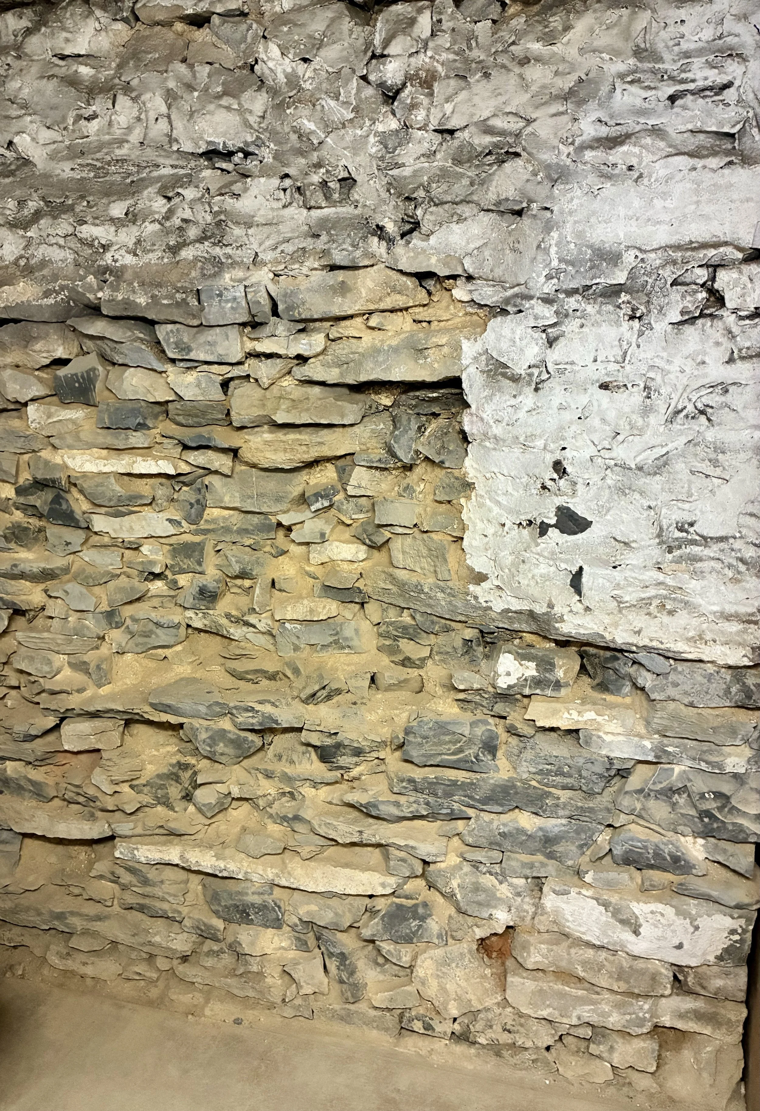 stone foundation wall