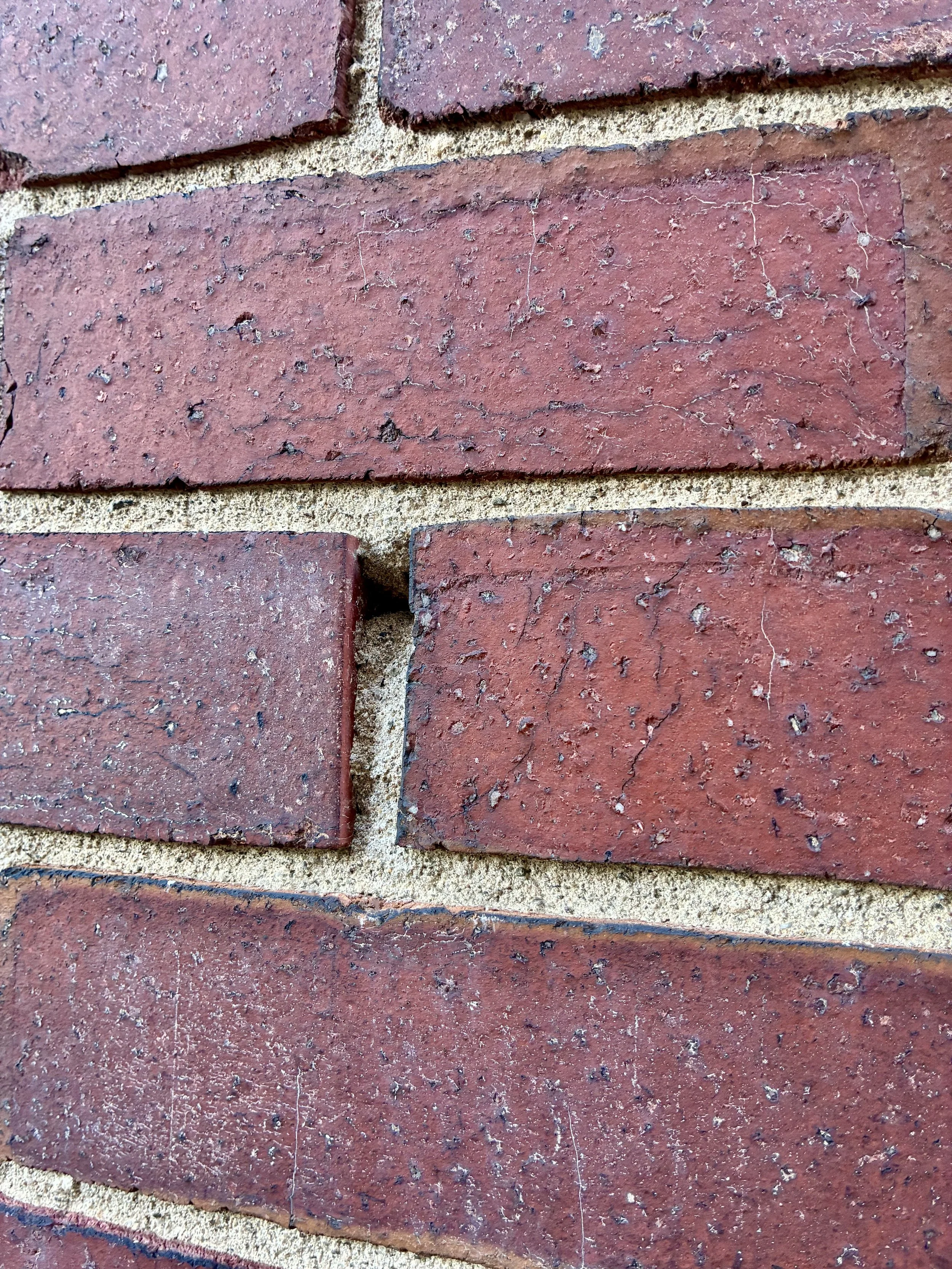 open mortar joint