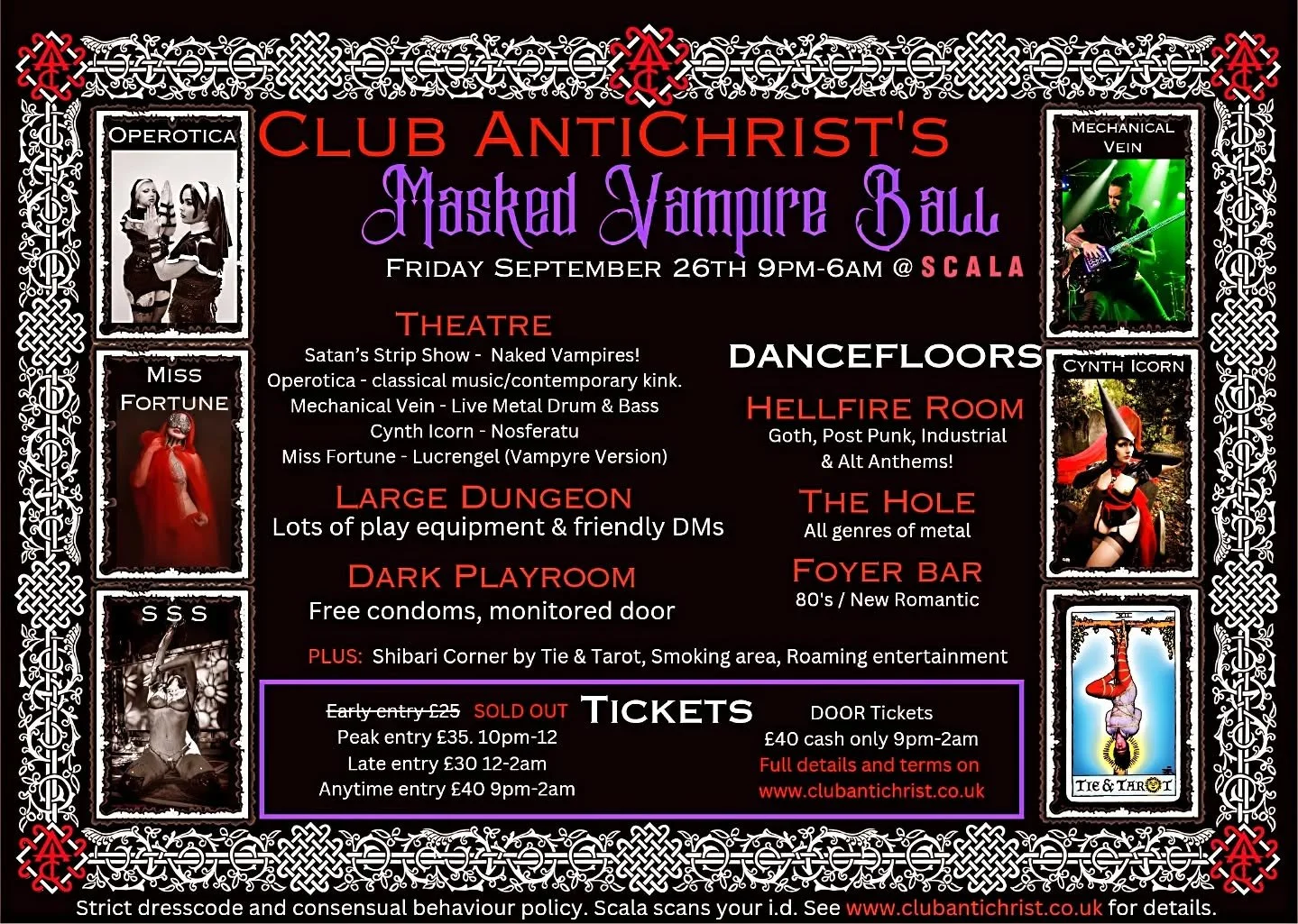 Less than two weeks to go! Tickets are running low! Get yours now or miss the show!

Ps. It's entirely possible that you could hear Lady Gaga at AC. Our excellent DJs play Alternative music (see Dancefloors on the flyer) but we don't take ourselves t