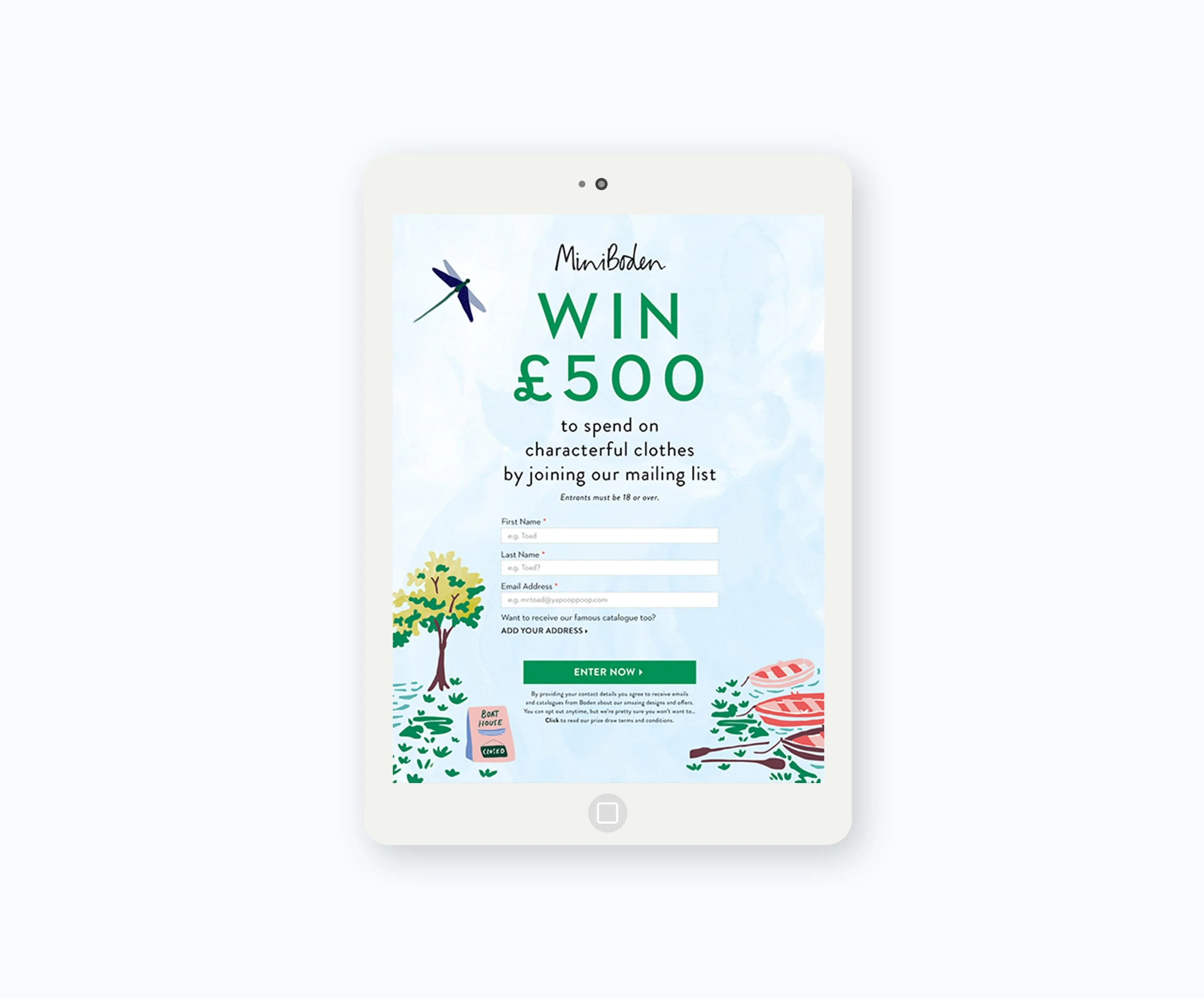 Mini Boden x Wind in the Willows