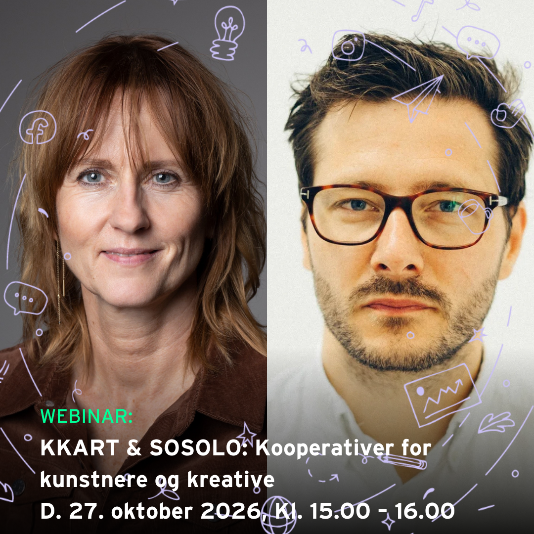 WEBINAR: Kooperativer for kunstnere og kreative