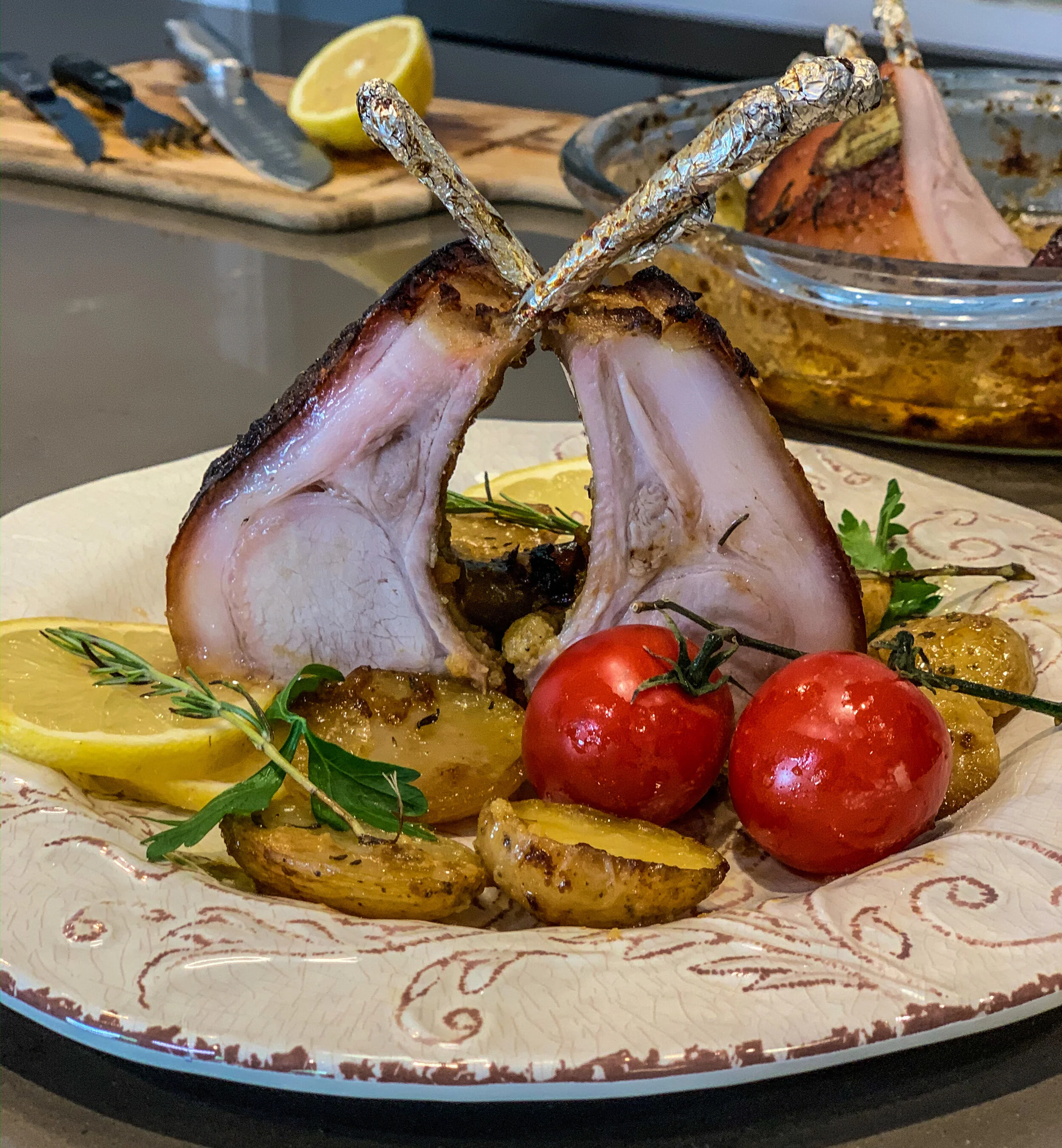 Carré Suíno à Francesa ao Forno