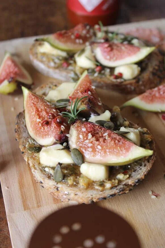 Bruschettas picantes de Figos