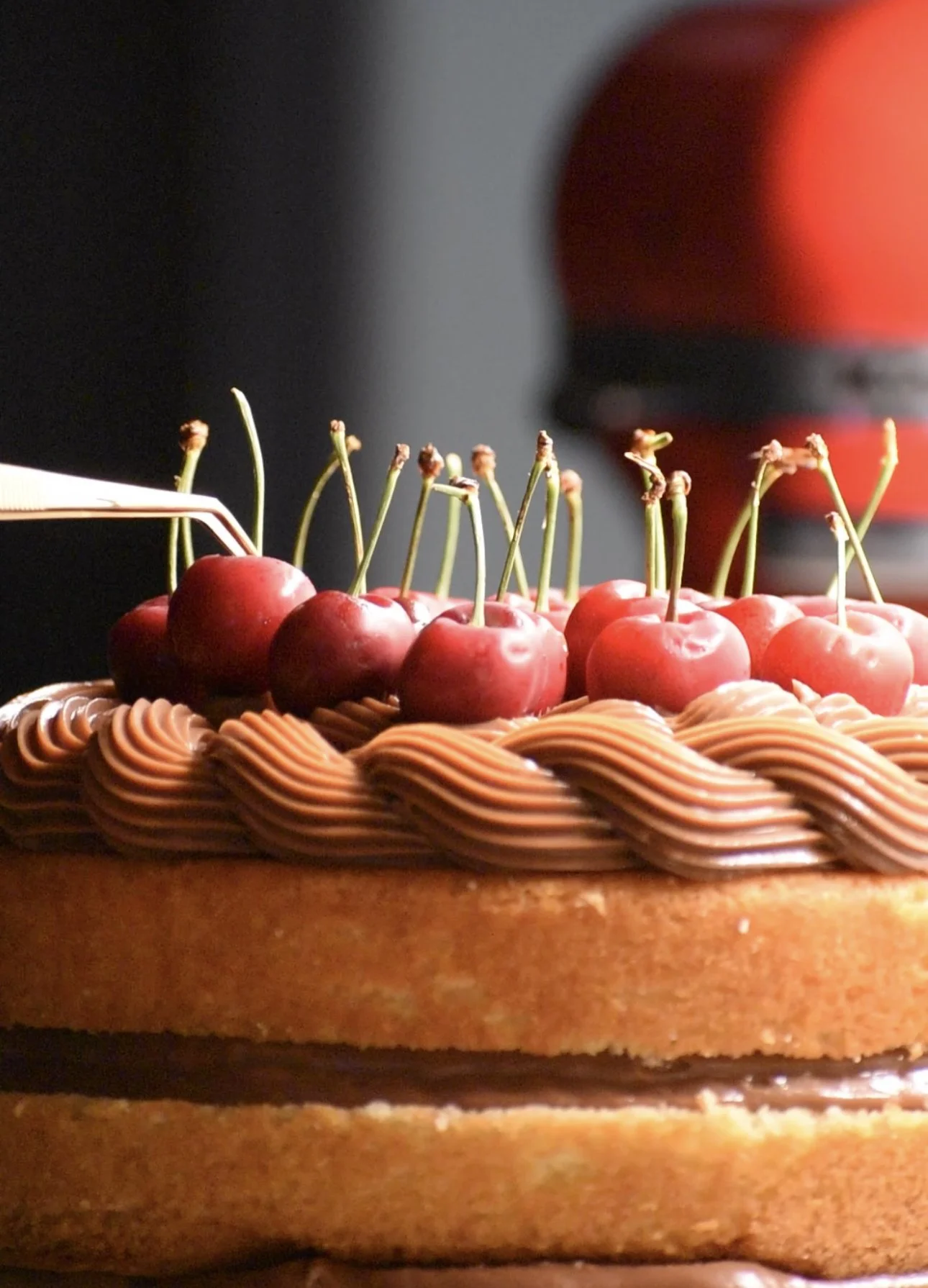 Naked Cake com brigadeiro de Chocolate