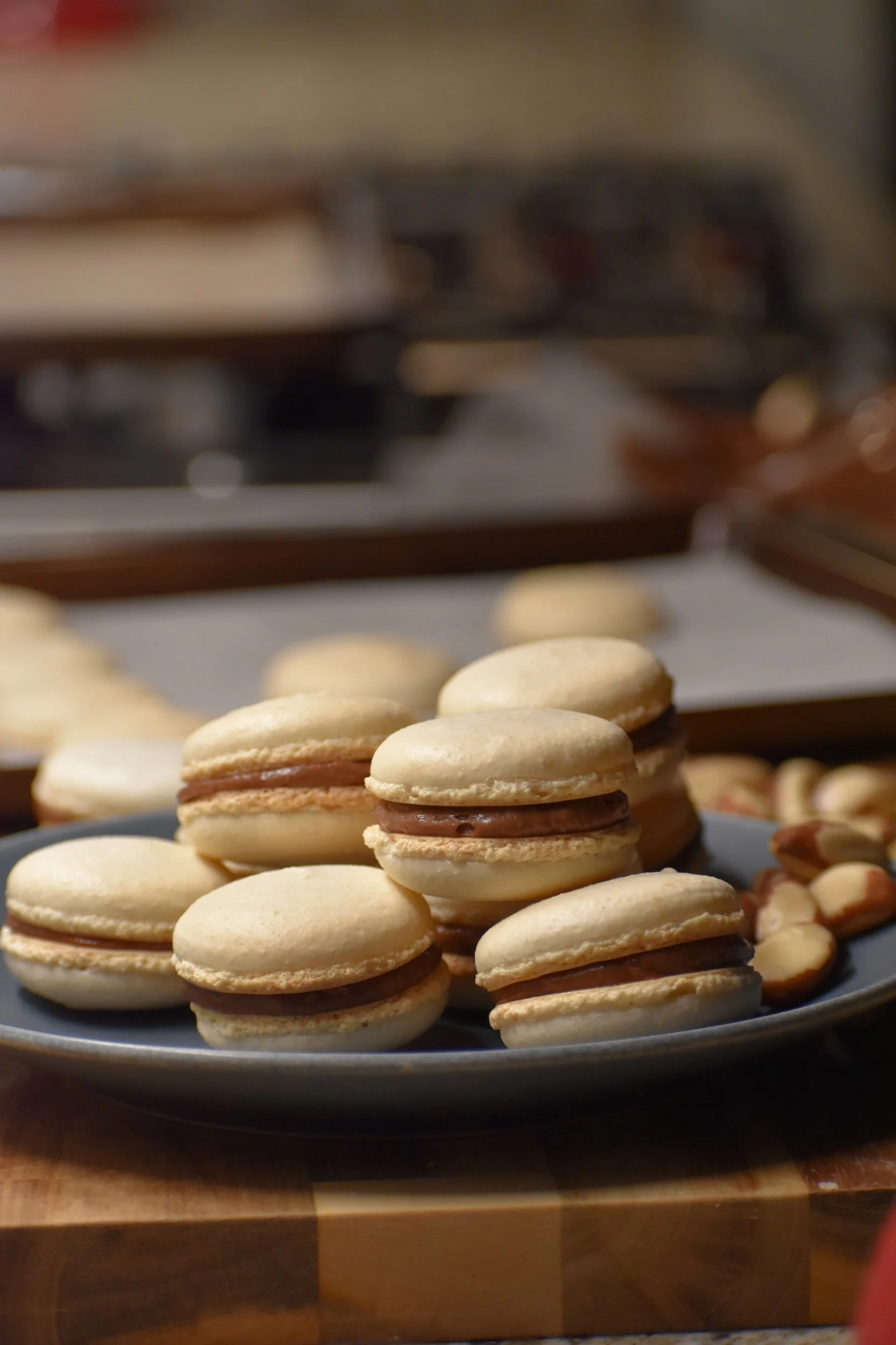 Macaron de Castanha do Brasil