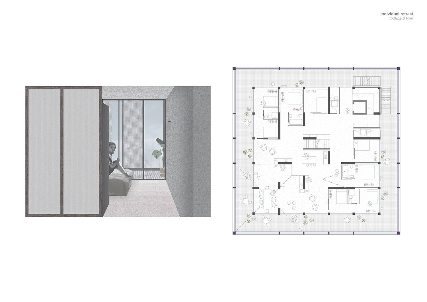 EAA-edinburgh-architecture-association-scotland-2020-J-R-McKay-Student Awards-Holly-Baker-Individual Retreat - Collage & Plan.jpg