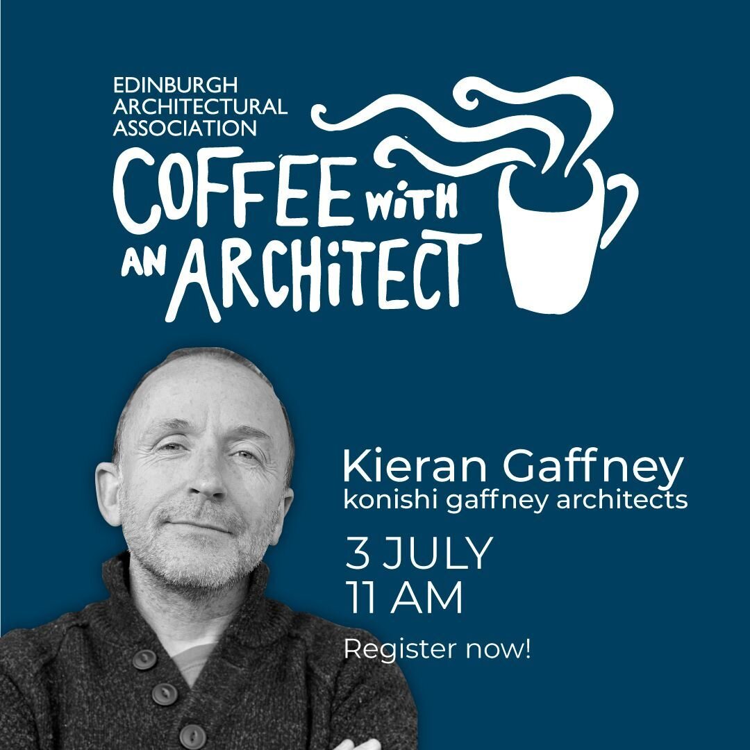 Calling all students! Last chance to reserve your space for tomorrow's Coffee with an Architect! ⠀
⠀
For more info and to book your place, head to the EAA website.⠀
⠀
@konishigaffney @eusas_ #eaaedinburgh #coffeewithanarchitect #edinburgharchitecture