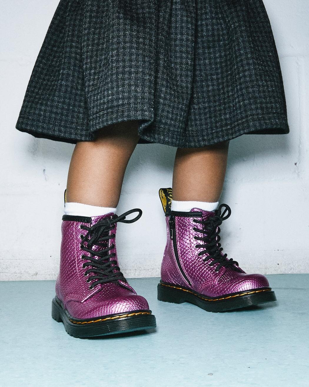 Purple doc clearance martens kids