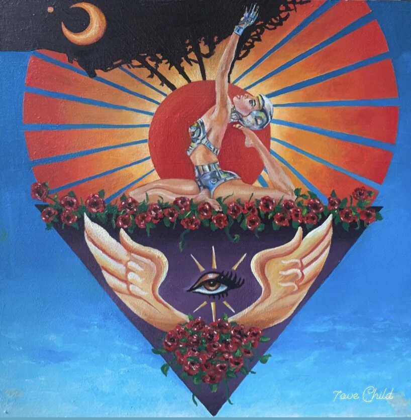 Enlightened • Oil on Wood • 10x10