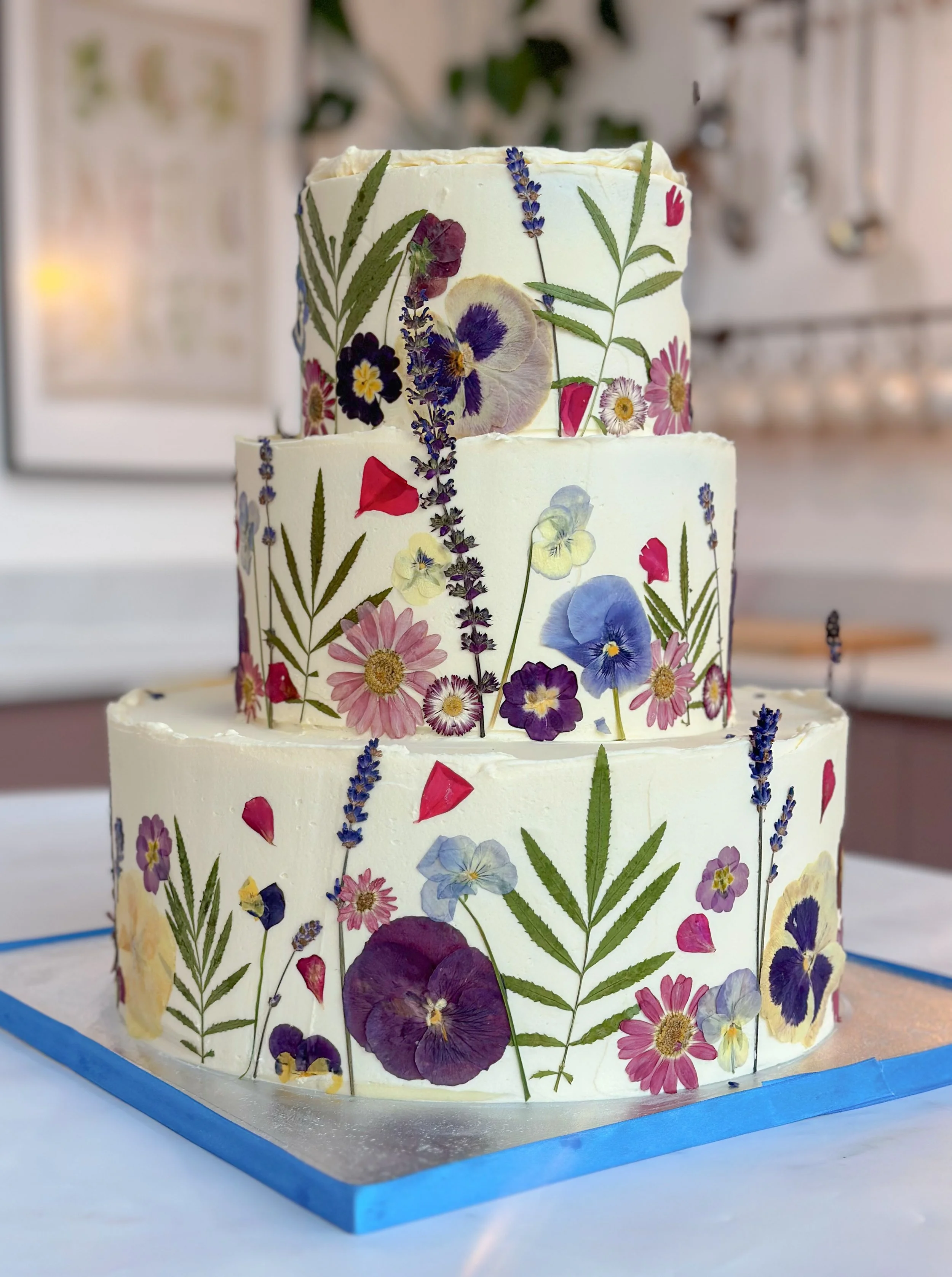 Pressed flowers 3 tiers.JPG