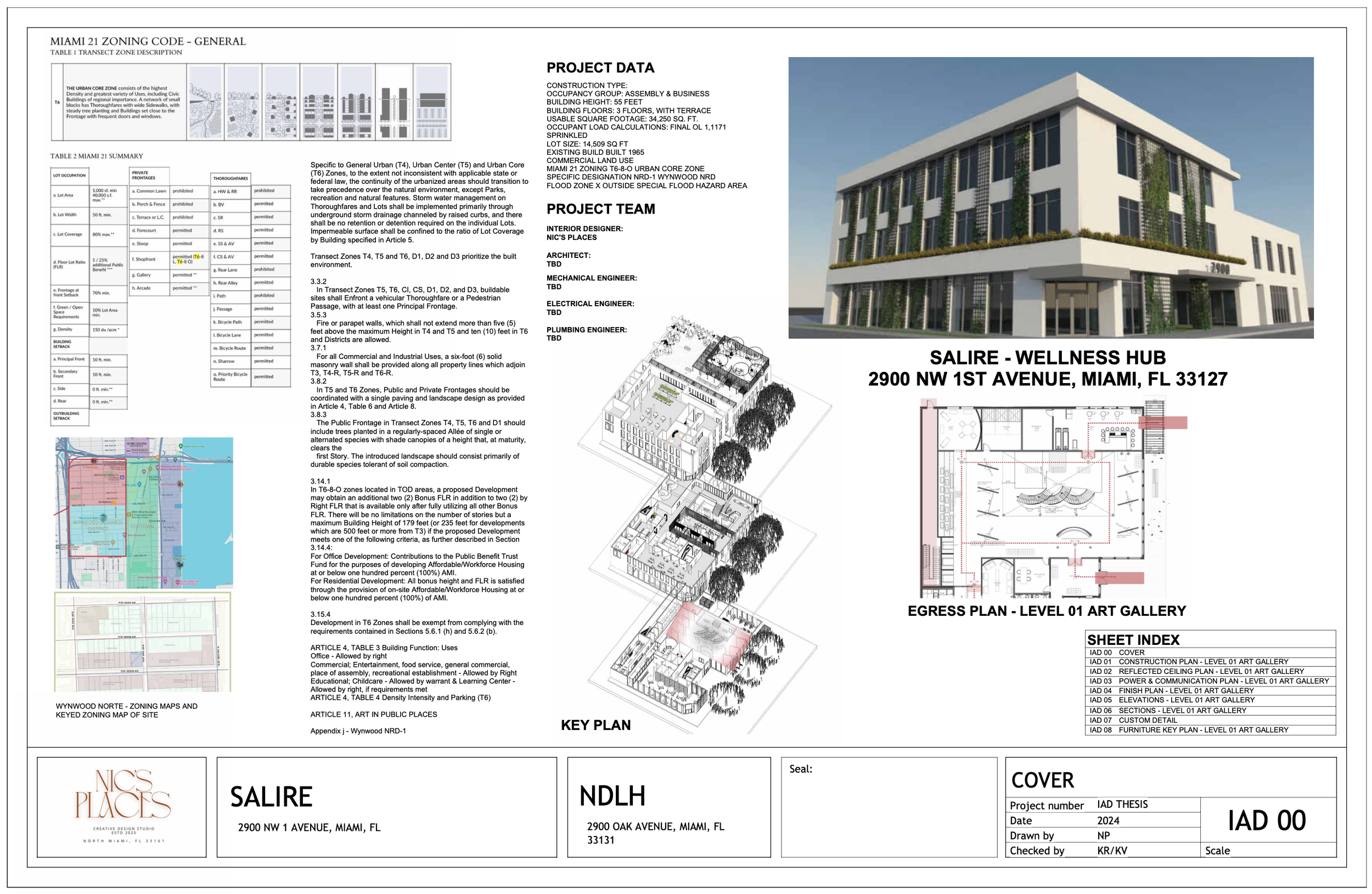 CONSTRUCTION DOCUMENTATION SET - GROUND FLOOR ART GALLERY