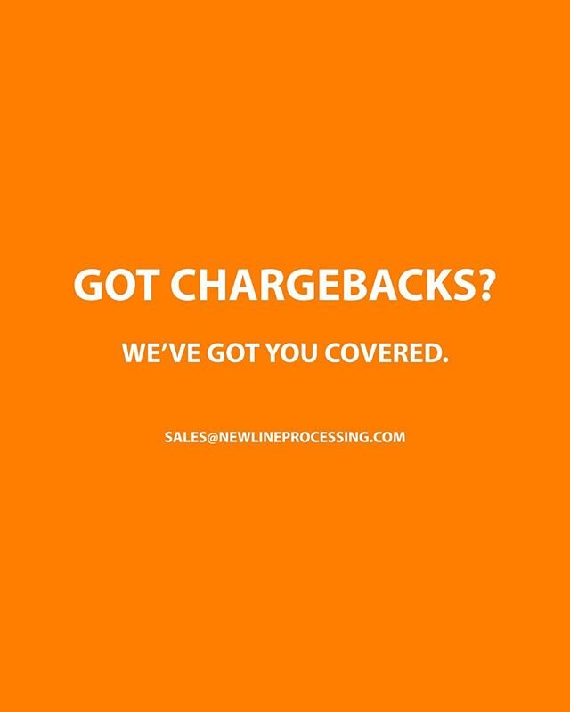 Verifi and New Line Processing have teamed up to provide you with the ultimate convenience 🔶
Eliminate and fight chargebacks, increase your profits, and get rid of online fraud all together.
Email us today for a free quote 📩
