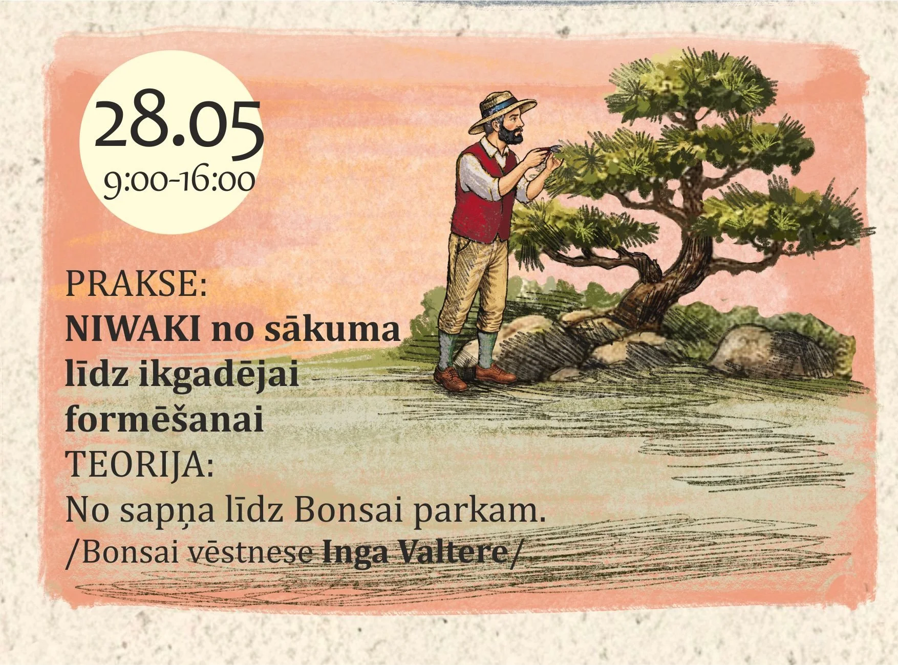  NIWAKI: no sapņa līdz Bonsai parkam