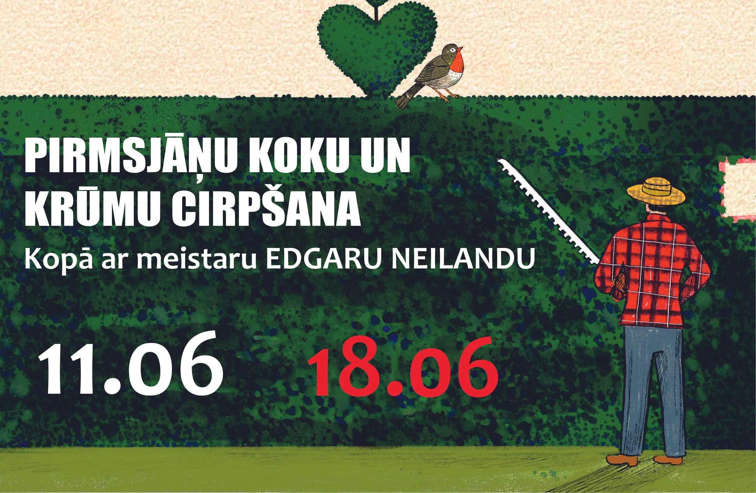 PIRMSJĀNU KOKU UN KRŪMU CIRPŠANA