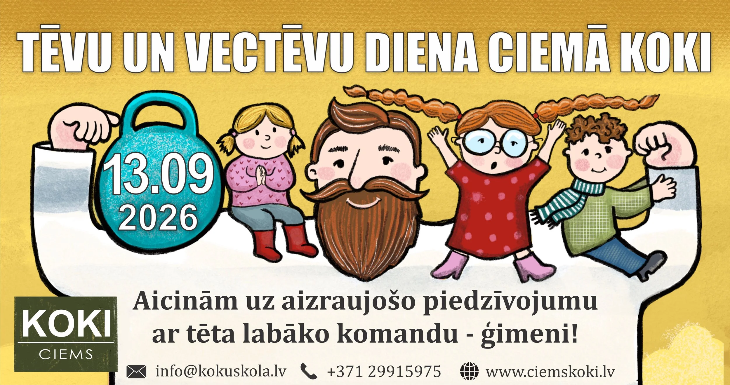 TĒVU UN VECTĒVU DIENA CIEMĀ KOKI