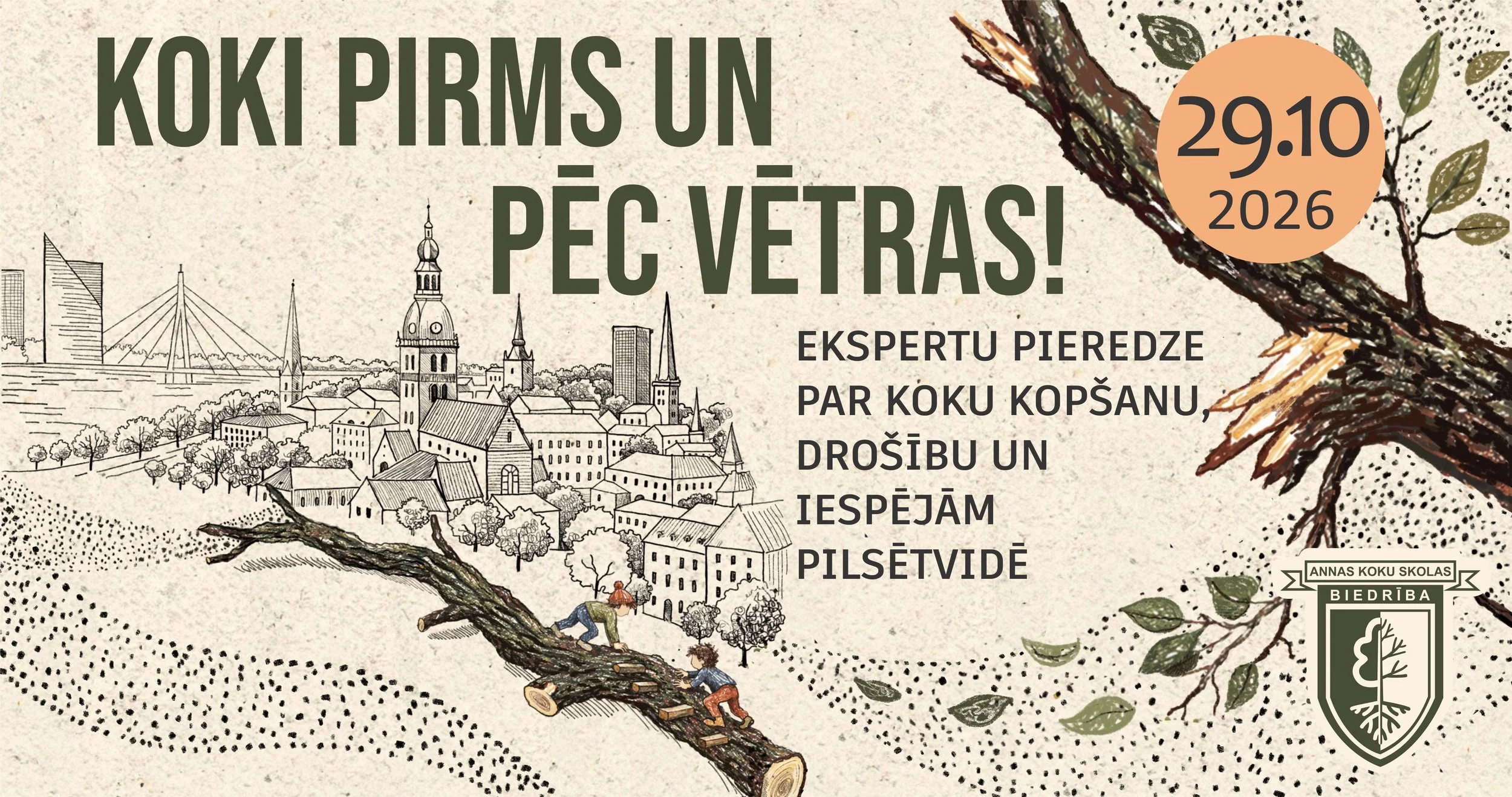 KOKI PIRMS UN PĒC VĒTRAS!