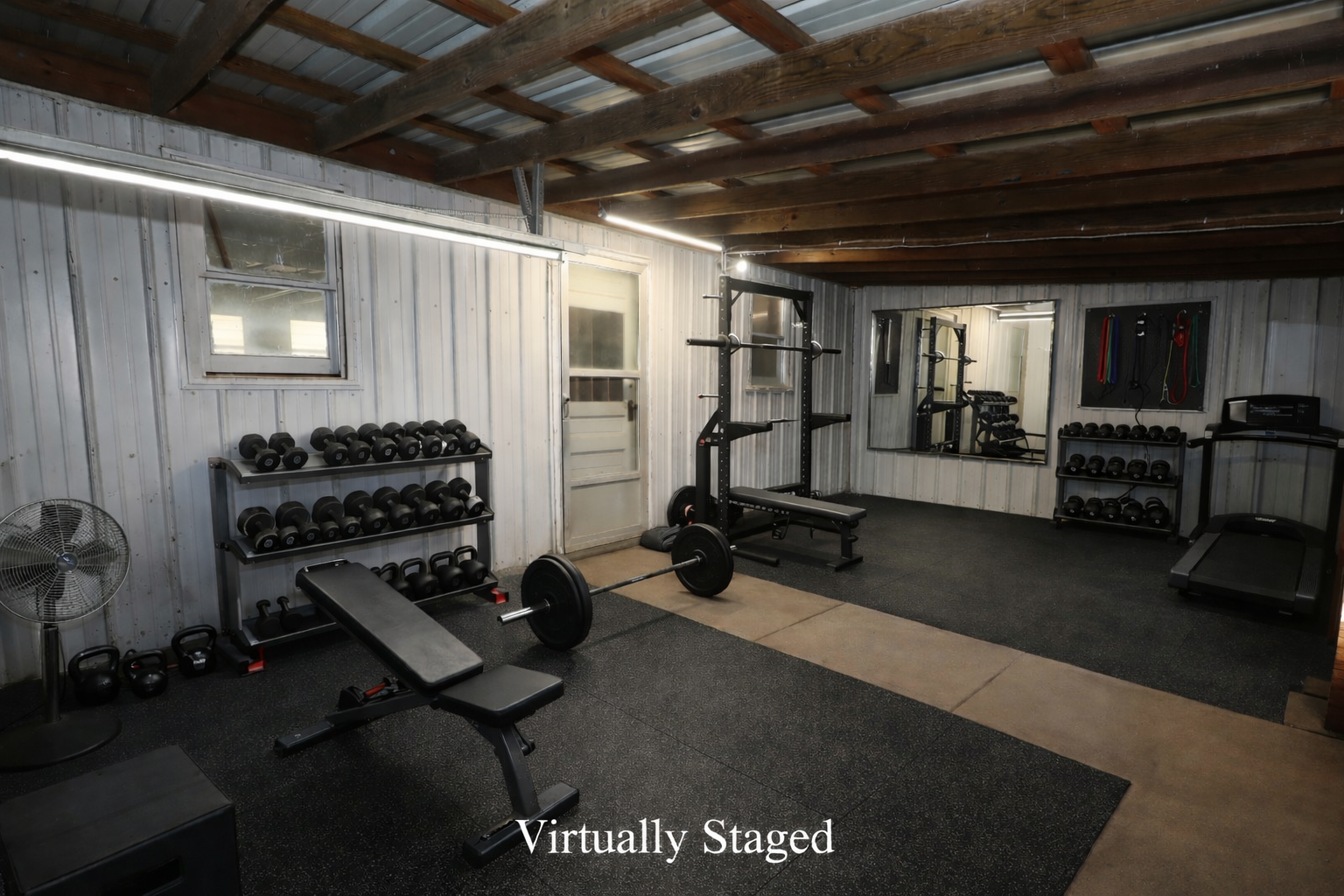 virtually staged to show potential