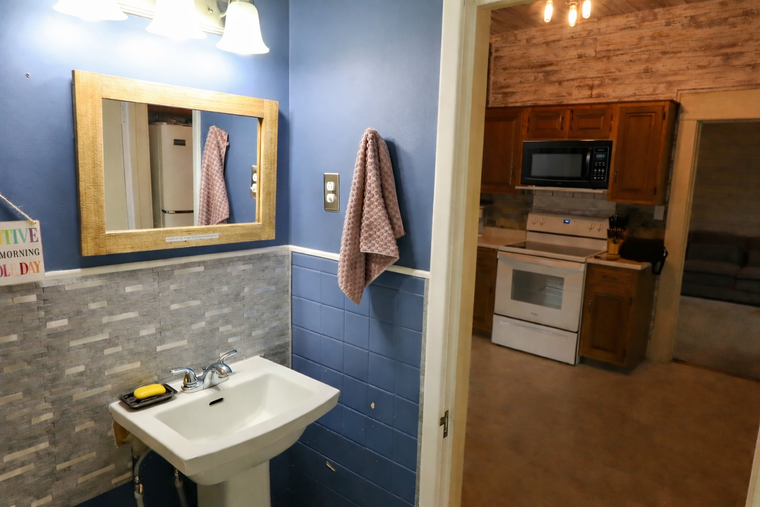 Cozy bathroom and kitchen setup.png