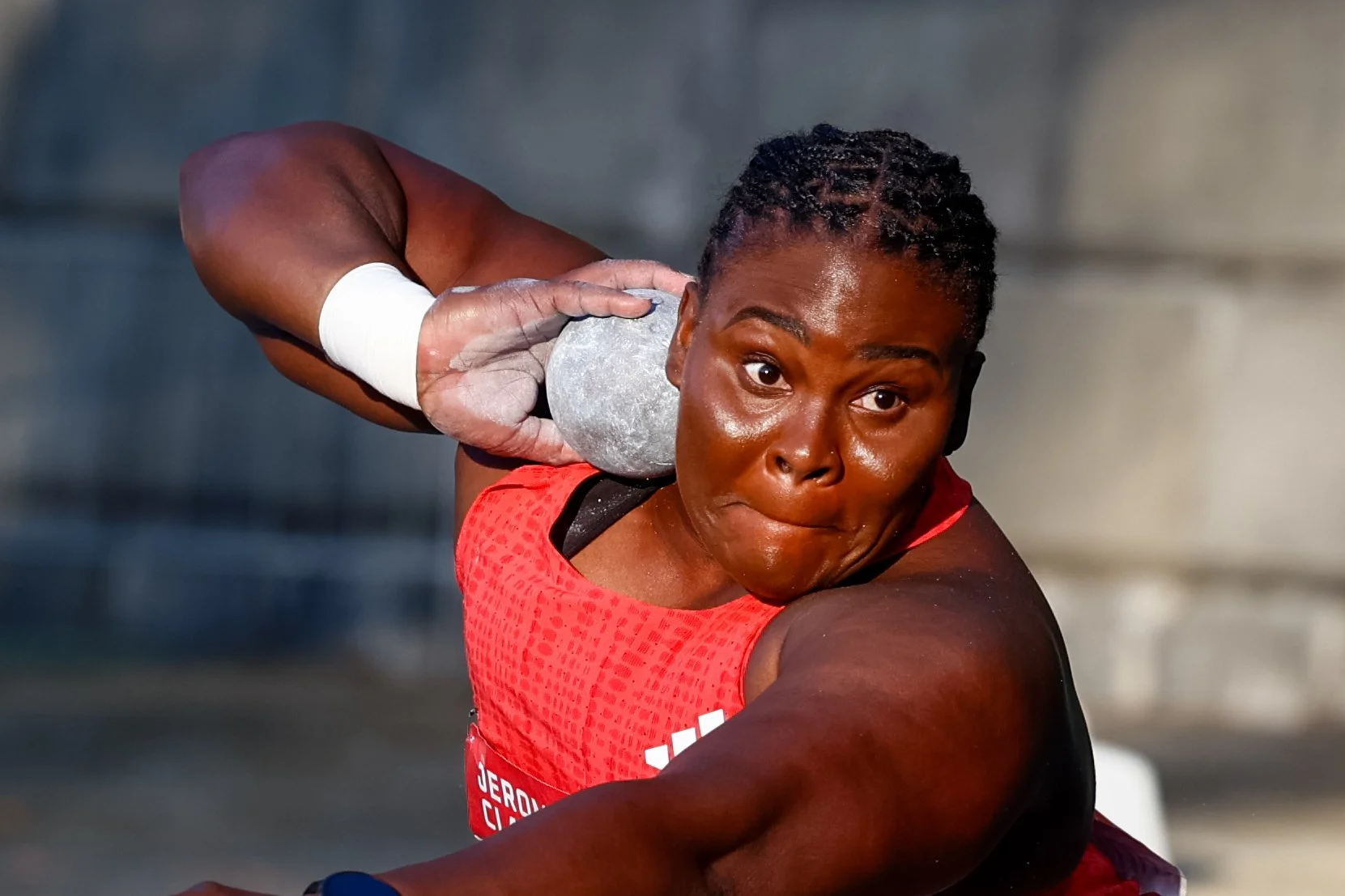 Shot put competitor at the 2025 Harry Jerome Track Classic