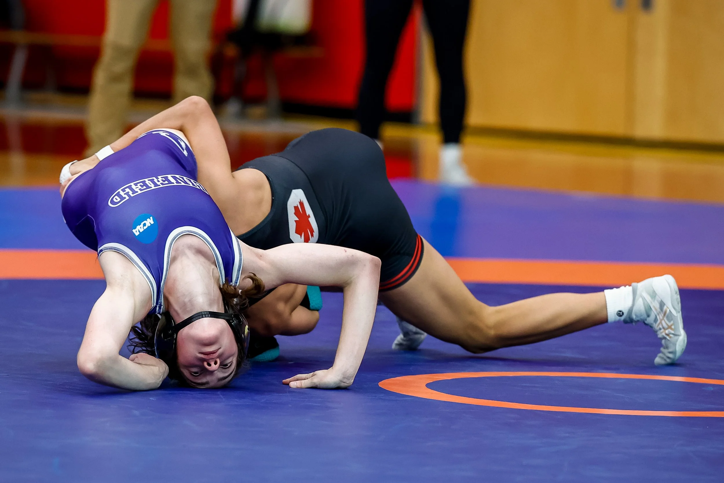 Simon Fraser University vs. Linfield College in a dual meet held at Simon Fraser University