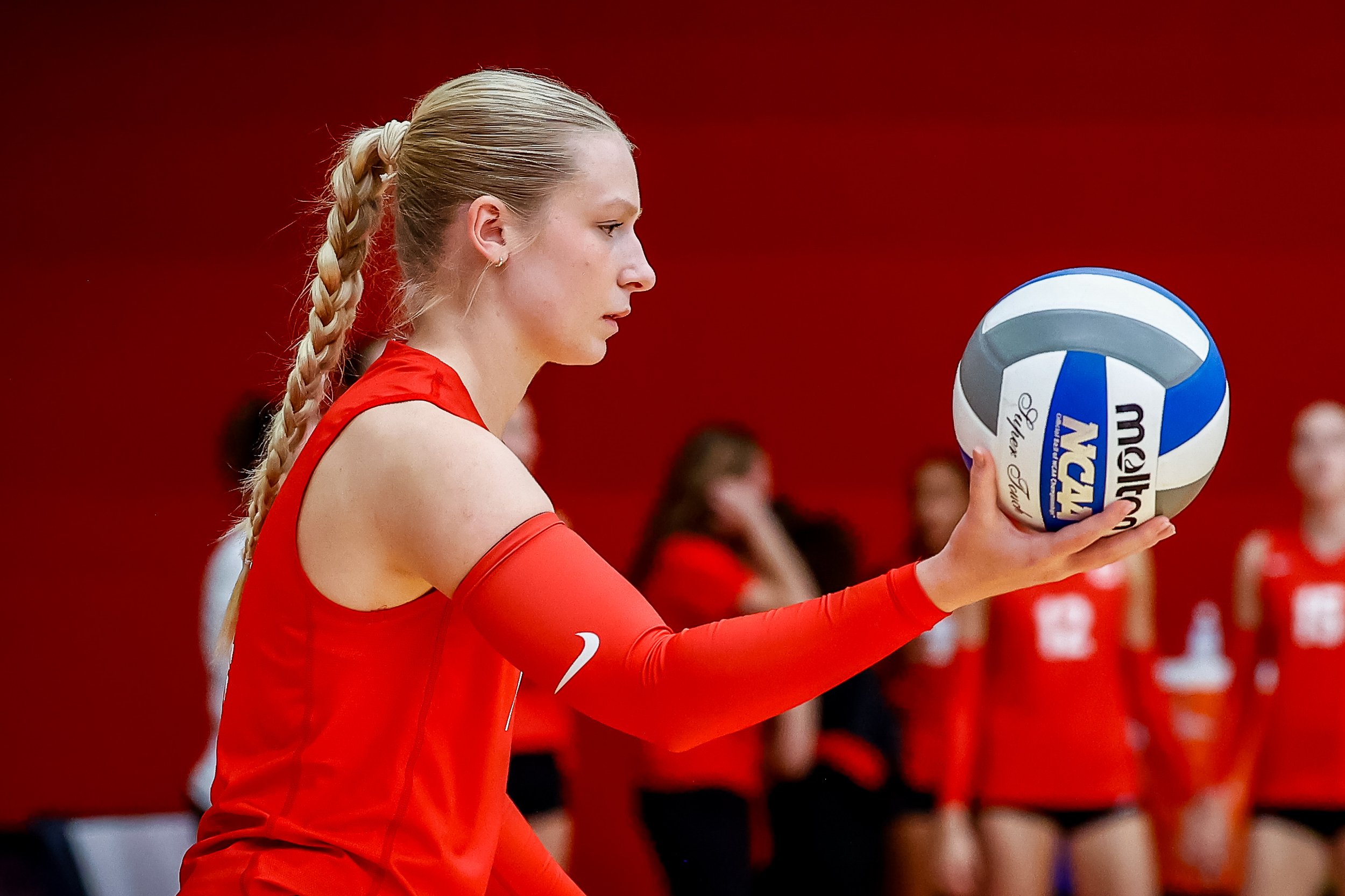 Simon Fraser University vs. Montana State University Billings in GNAC conference league volleyball game