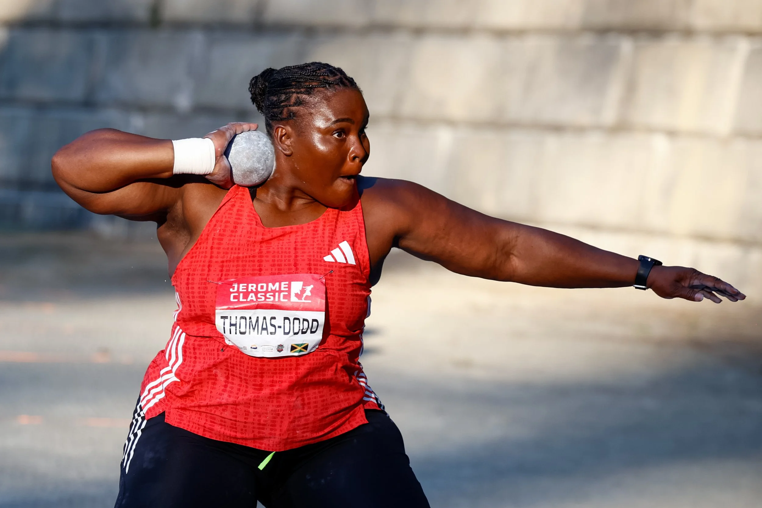 Female shot put athlete – 443187 Shot put competitor at the 2025 Harry Jerome Track Classic