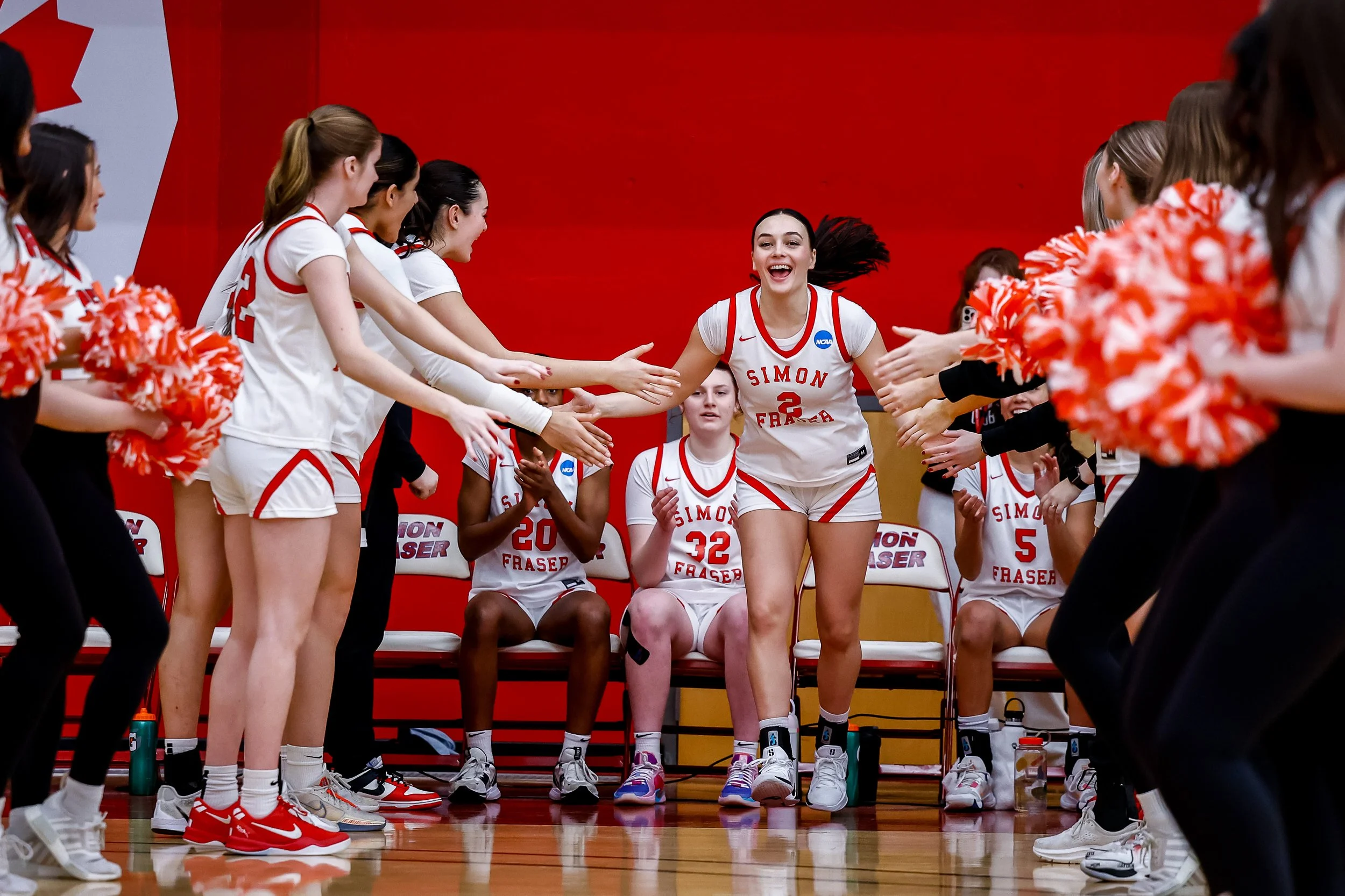 Simon Fraser University Women’s basketball pregame introductions