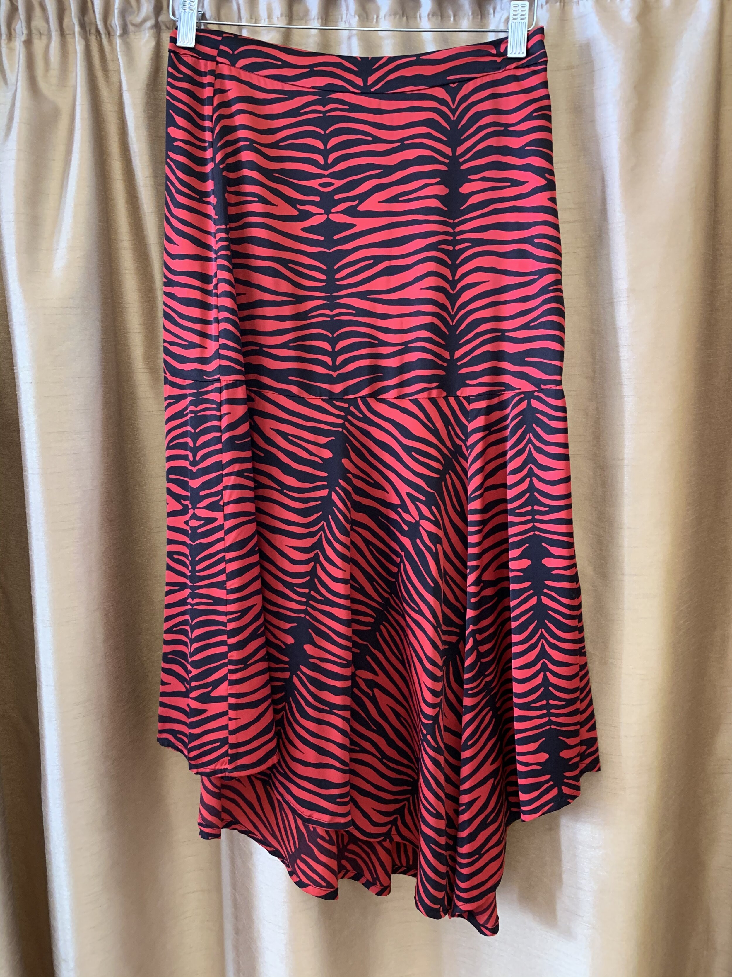 Munthe red print skirt