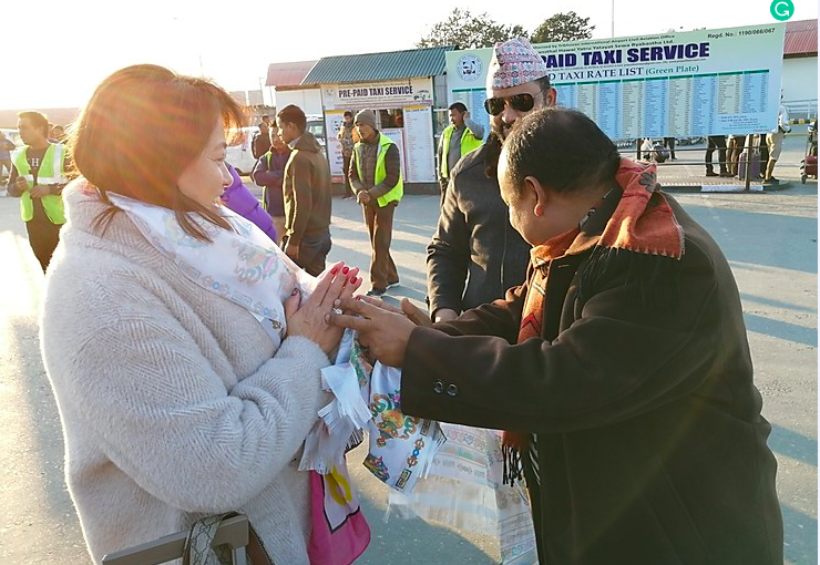 WPA Leaders Arrive in Nepal Ahead of Int’l Buddhist Chanting Ceremony
