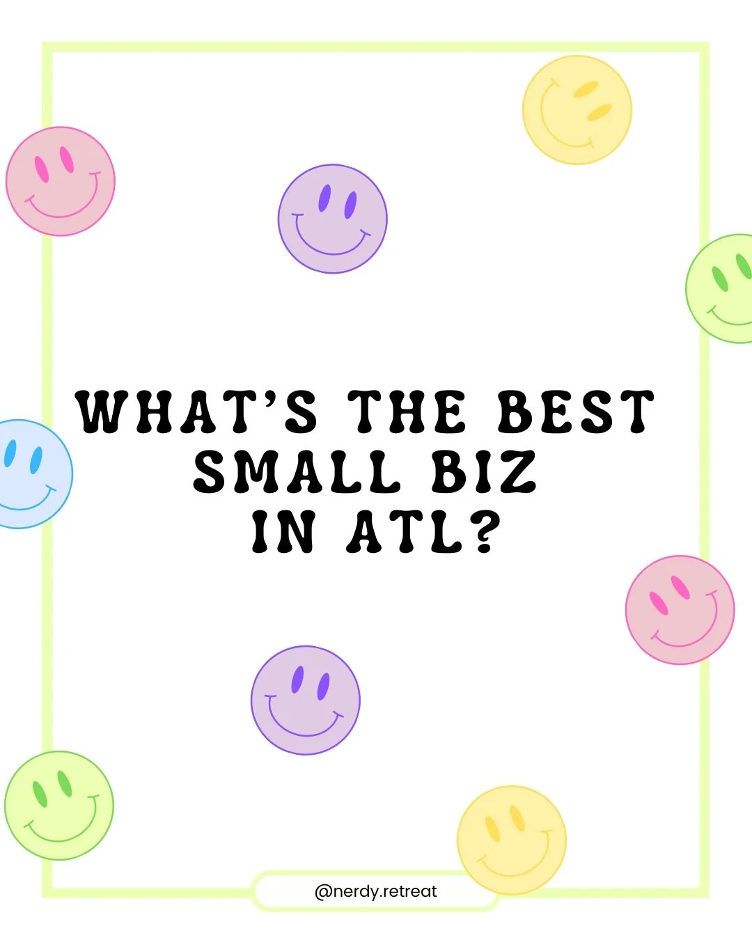 ATL is stacked with small biz gems&hellip; but let&rsquo;s make this a group effort.

🛍️ What&rsquo;s one local Atlanta business that deserves all the love right now?

Coffee? Food? Vintage? Dog spots? Drop your faves below ⬇️

✨ Need ideas?
Comment